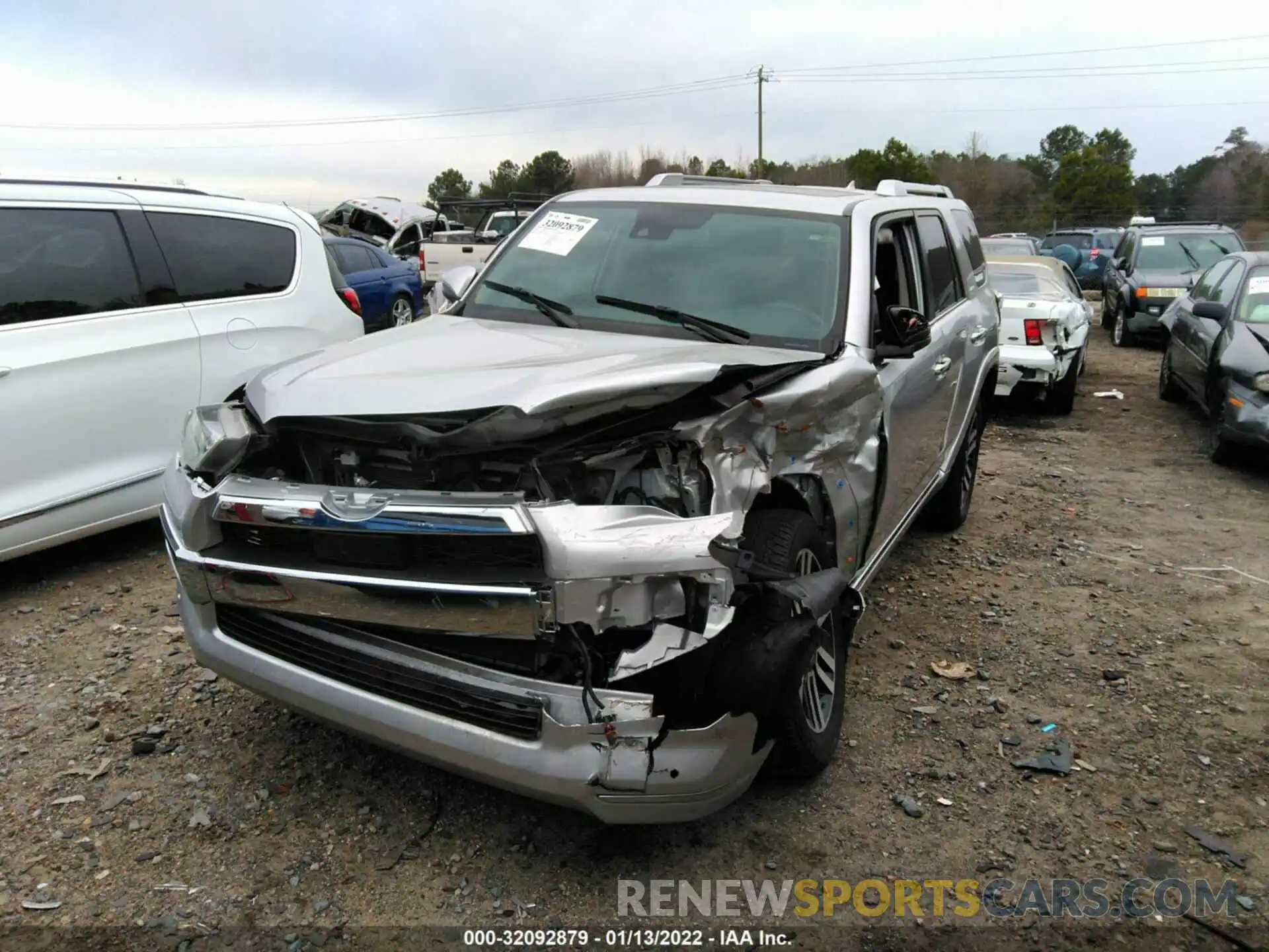 6 Photograph of a damaged car JTEZU5JR8L5214419 TOYOTA 4RUNNER 2020