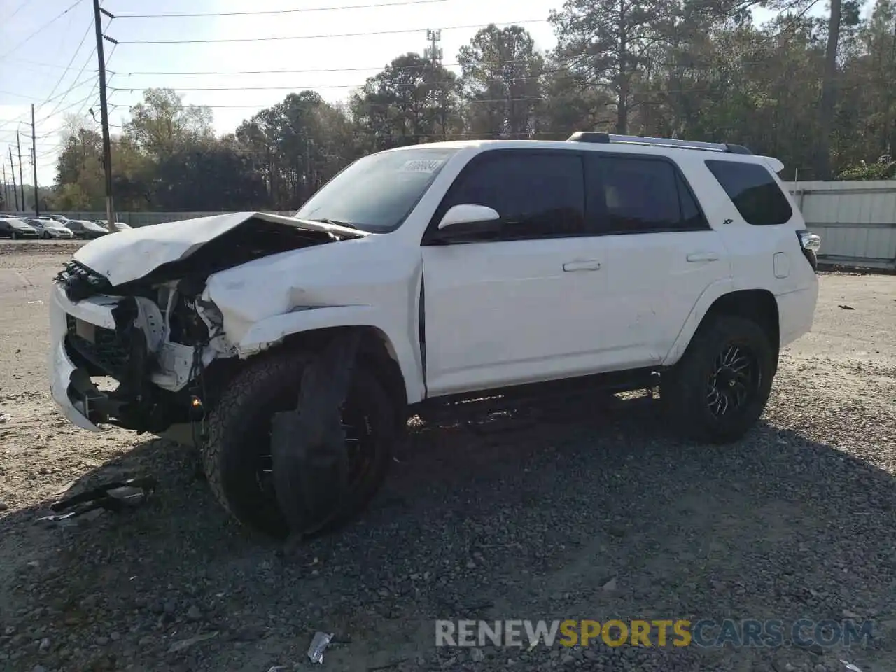 1 Photograph of a damaged car JTEZU5JR8L5217272 TOYOTA 4RUNNER 2020