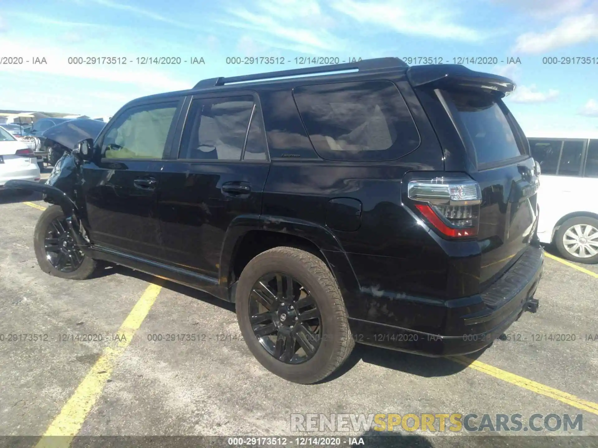 3 Photograph of a damaged car JTEZU5JR8L5217322 TOYOTA 4RUNNER 2020