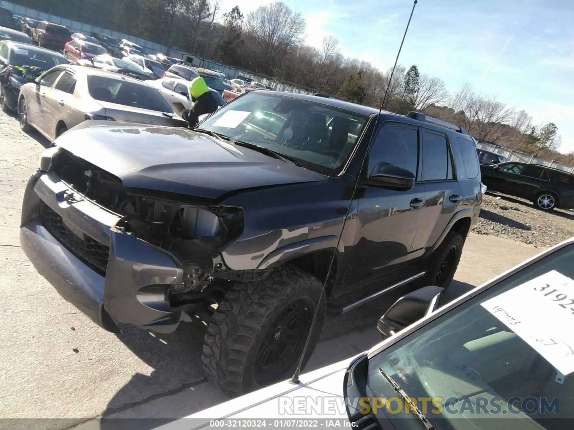 2 Photograph of a damaged car JTEZU5JR9L5217961 TOYOTA 4RUNNER 2020