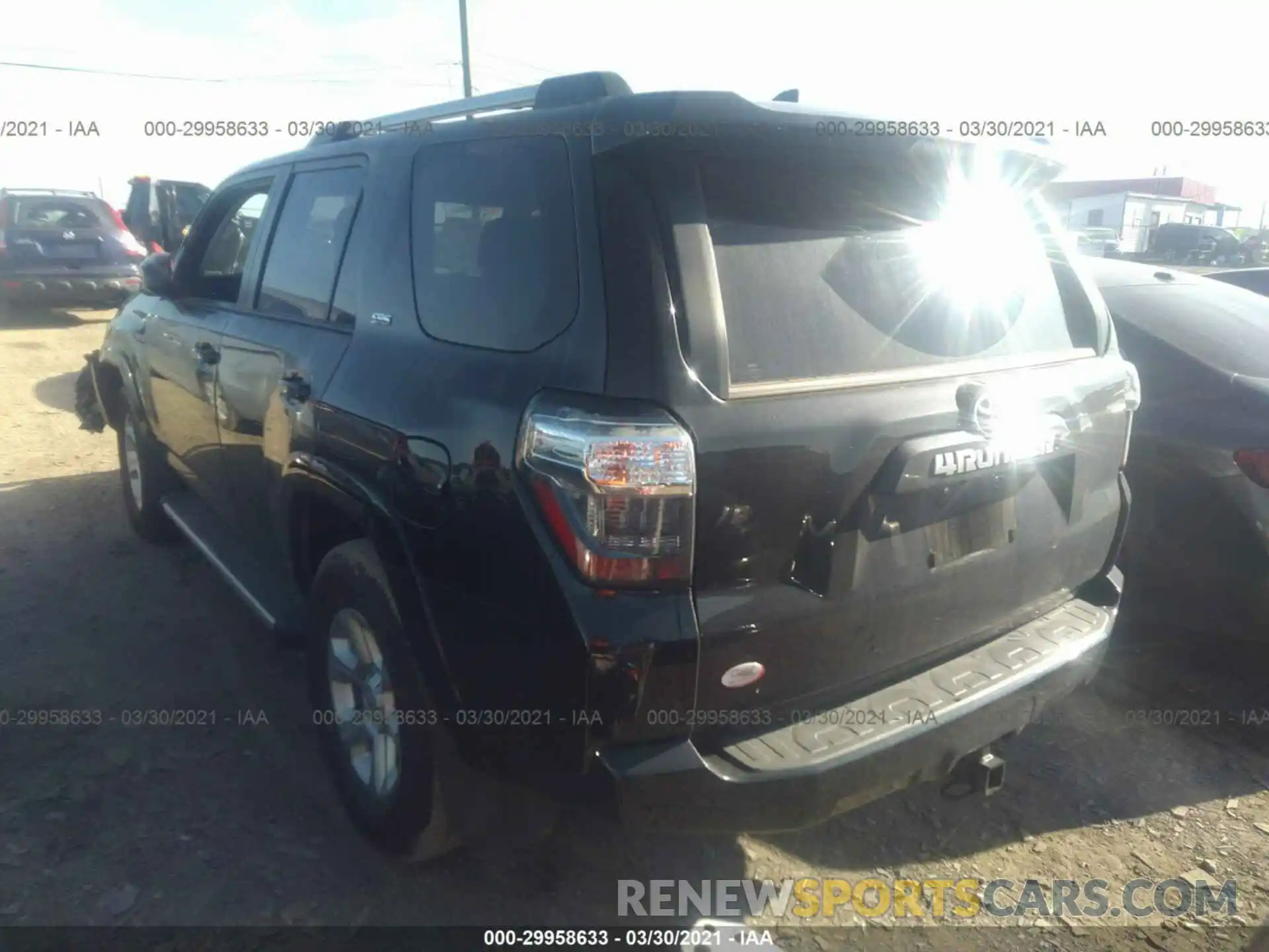 3 Photograph of a damaged car JTEZU5JR9L5219709 TOYOTA 4RUNNER 2020