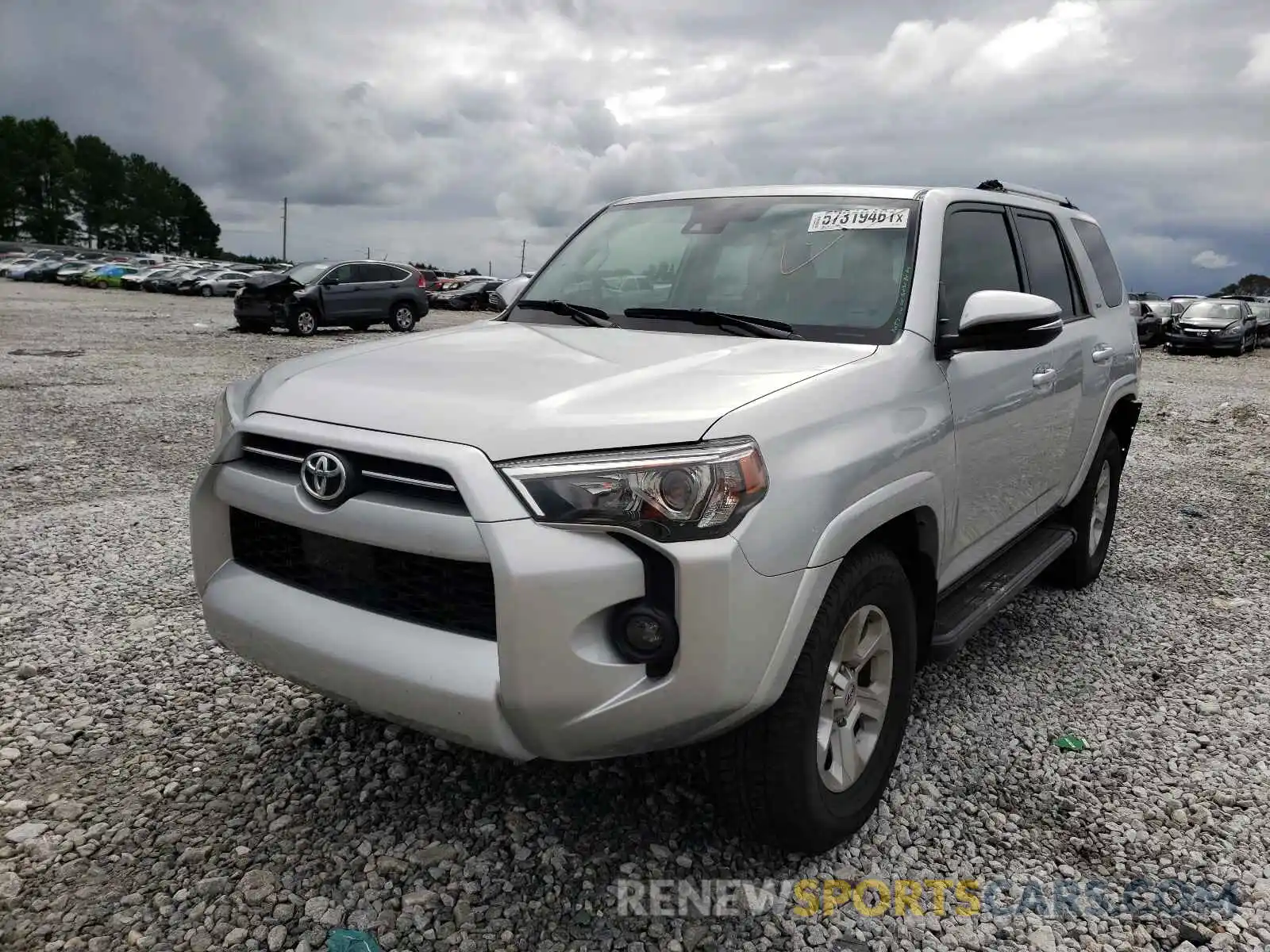 2 Photograph of a damaged car JTEZU5JR9L5224098 TOYOTA 4RUNNER 2020