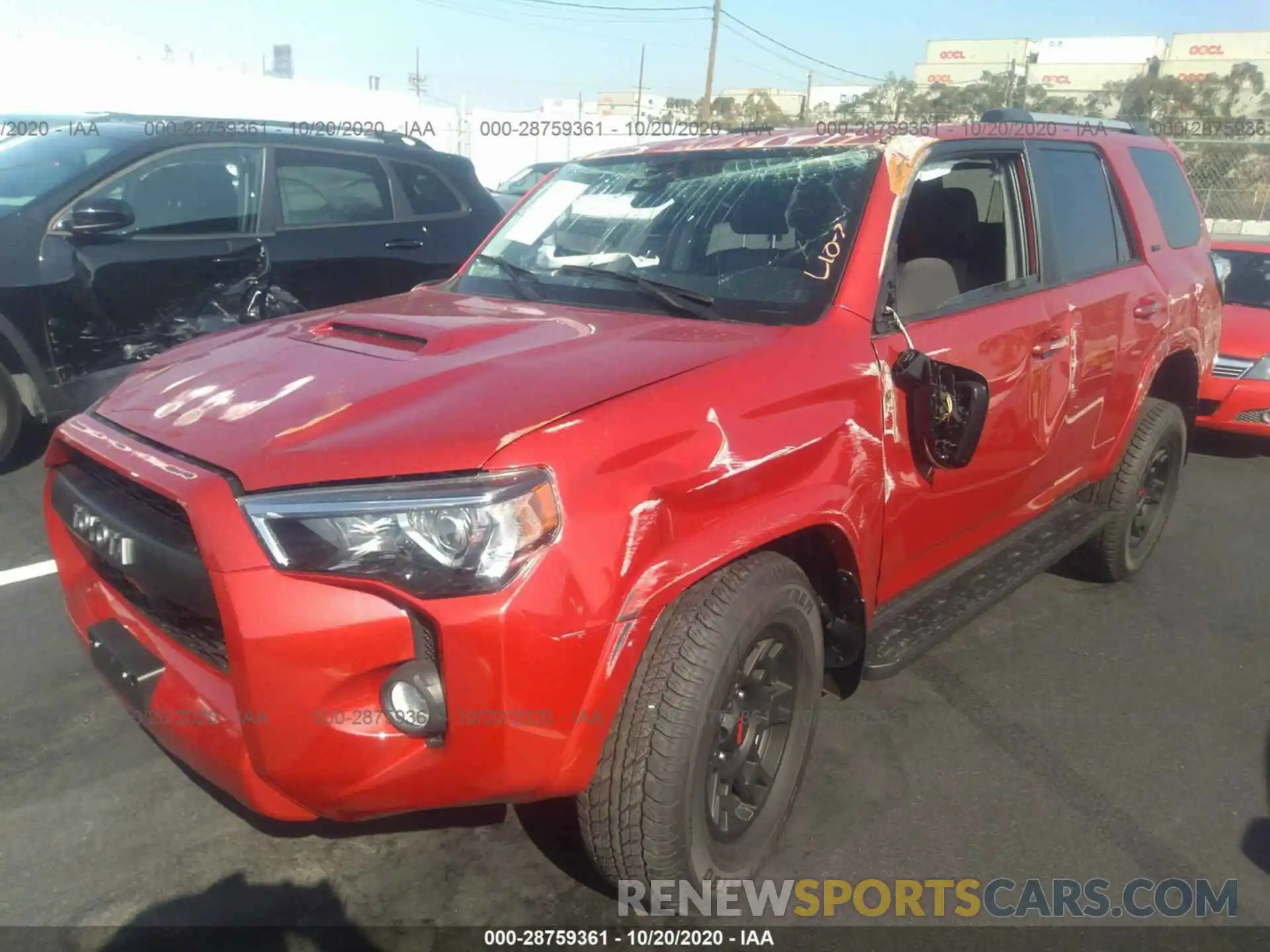 6 Photograph of a damaged car JTEZU5JRXL5219217 TOYOTA 4RUNNER 2020