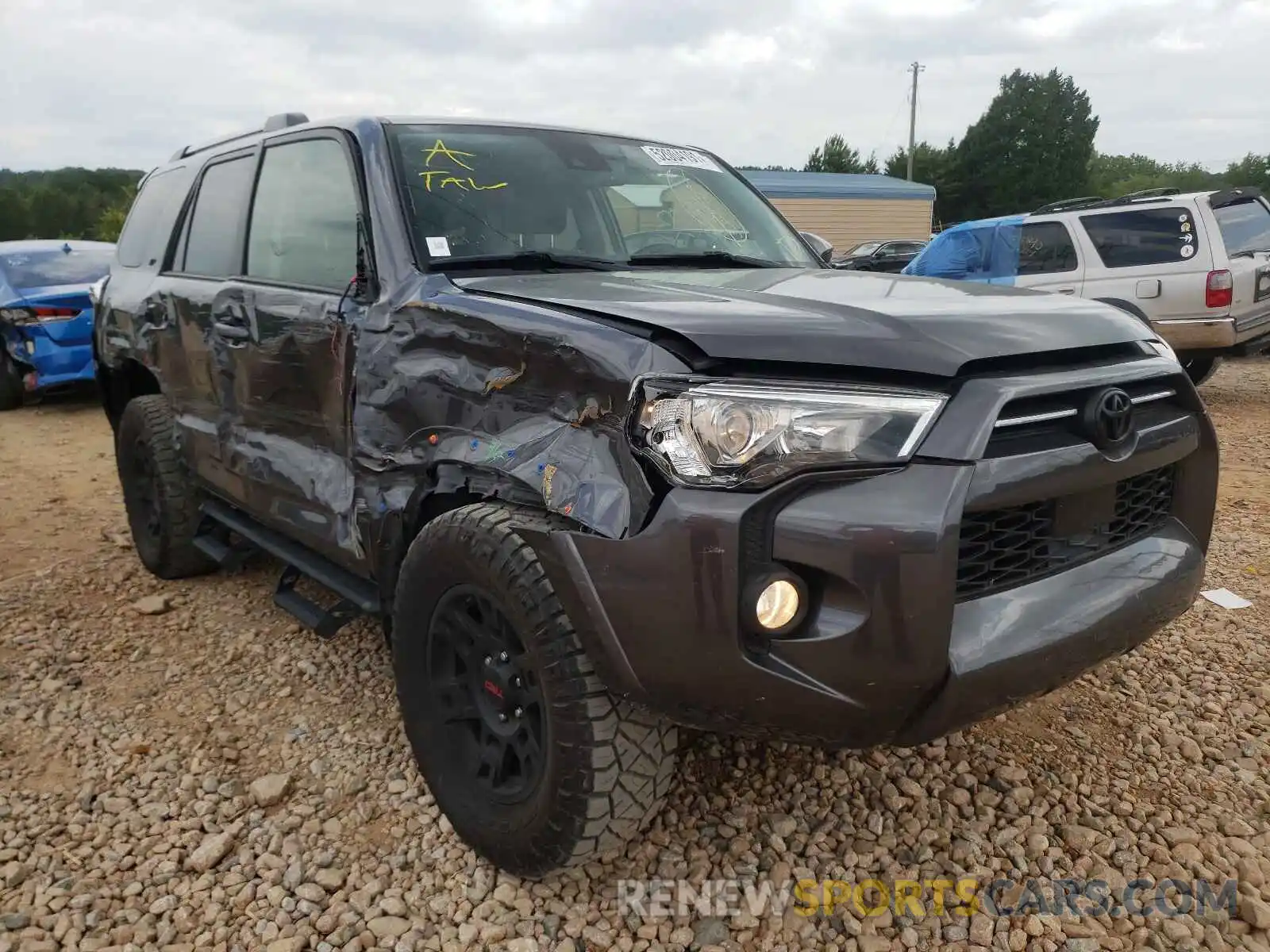 1 Photograph of a damaged car JTEZU5JRXL5219282 TOYOTA 4RUNNER 2020