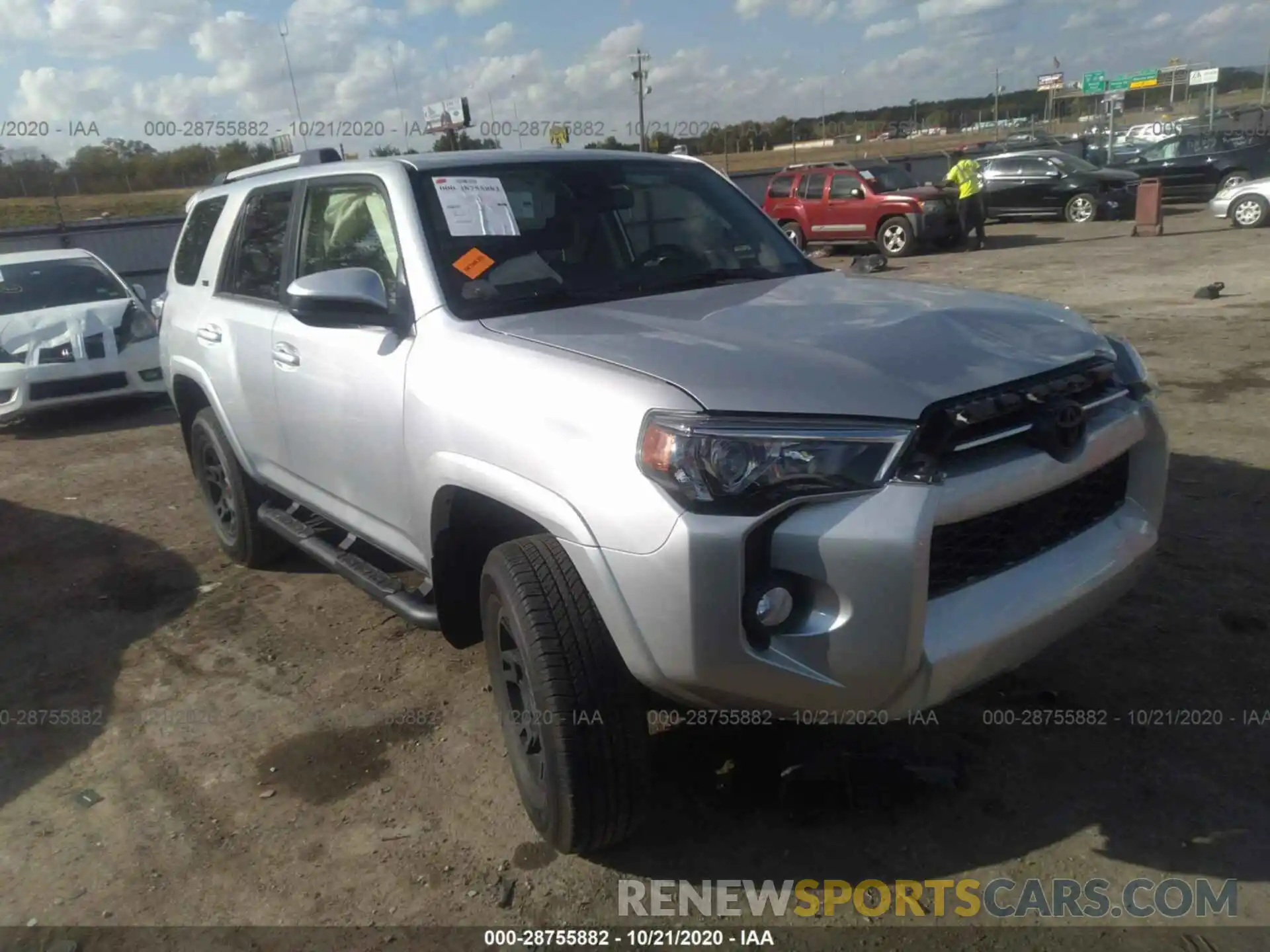 1 Photograph of a damaged car JTEZU5JRXL5227852 TOYOTA 4RUNNER 2020