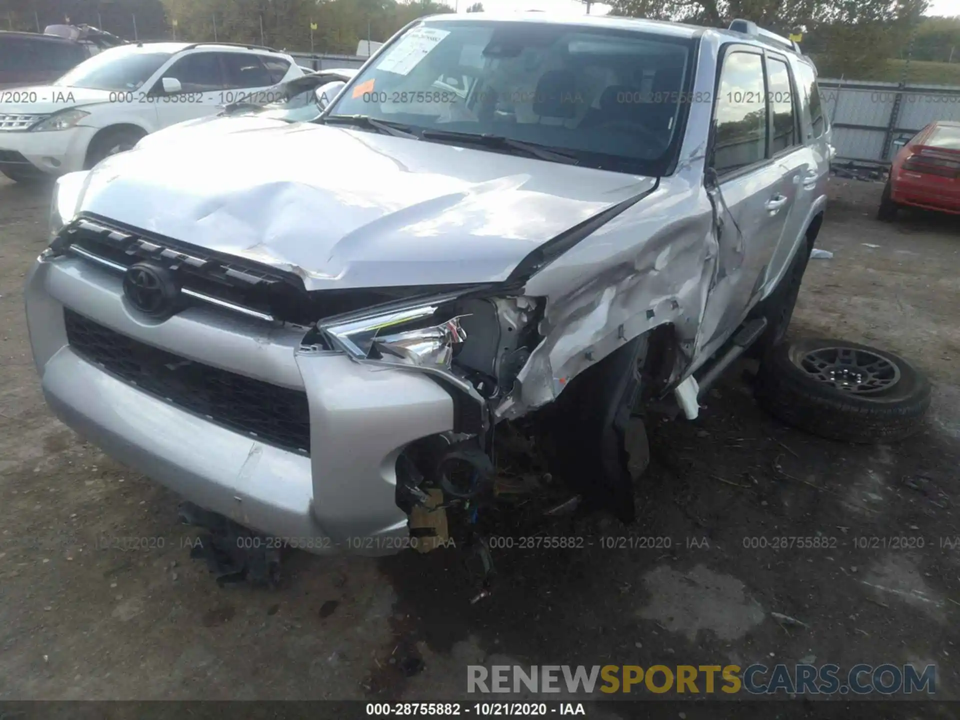 6 Photograph of a damaged car JTEZU5JRXL5227852 TOYOTA 4RUNNER 2020