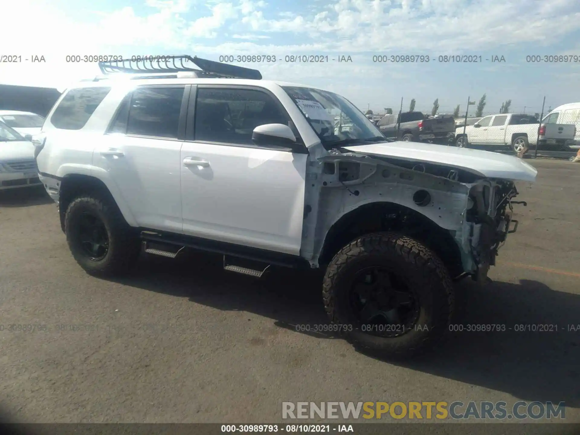 1 Photograph of a damaged car JTEBU5JR2M5874605 TOYOTA 4RUNNER 2021