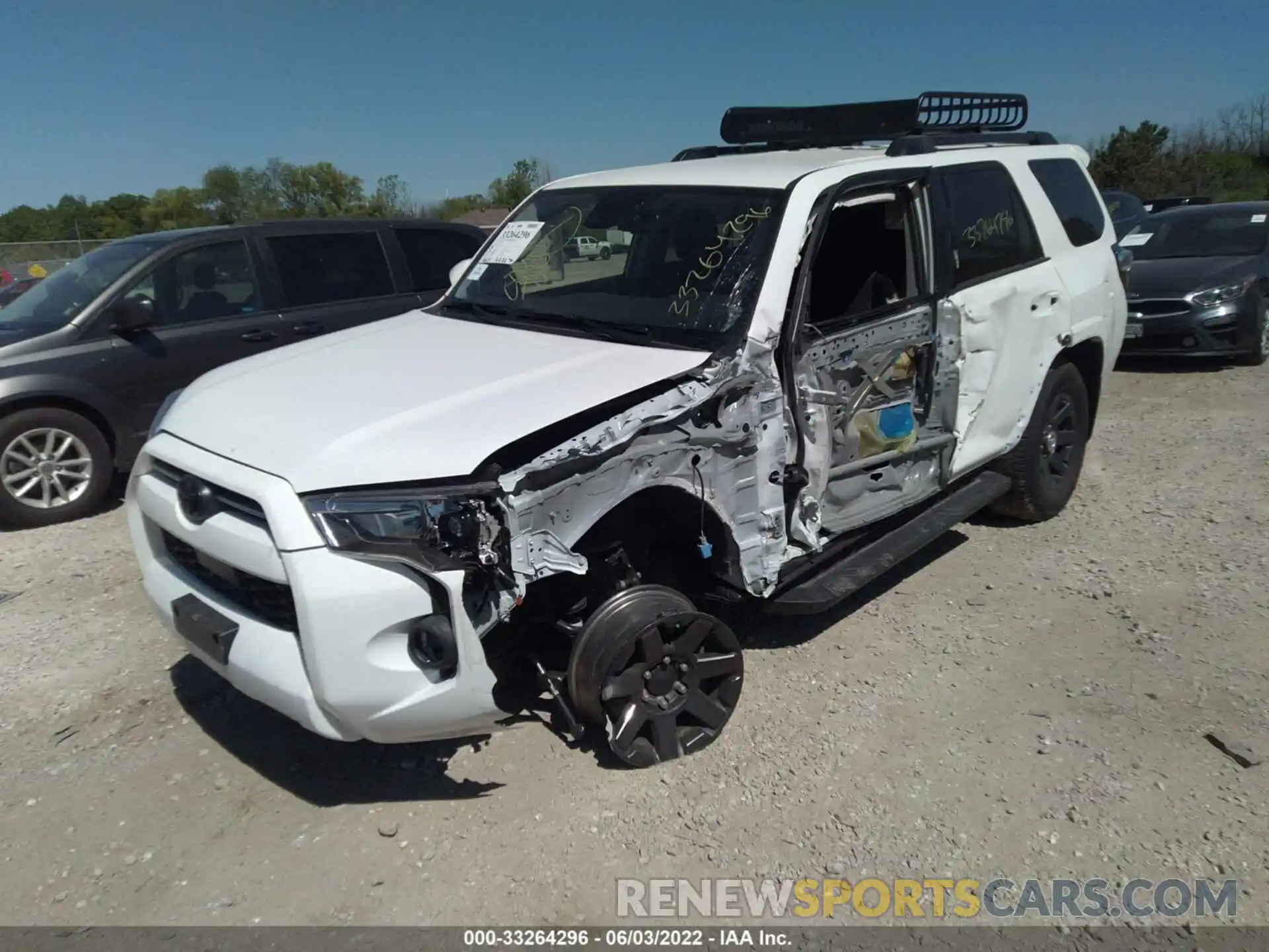 2 Photograph of a damaged car JTEBU5JR2M5960898 TOYOTA 4RUNNER 2021