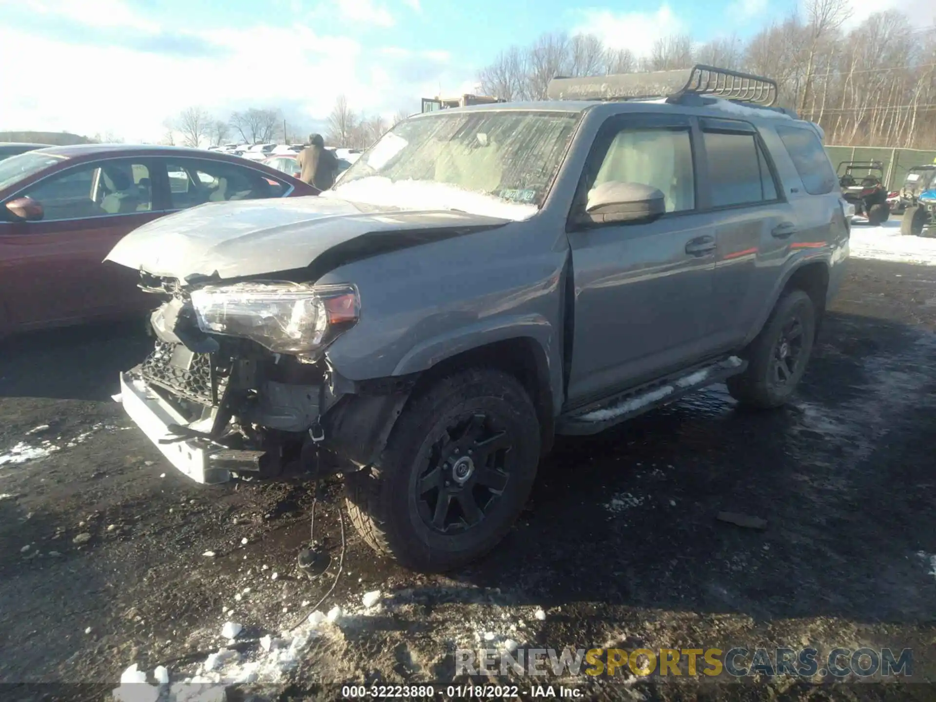 2 Photograph of a damaged car JTEBU5JR4M5875383 TOYOTA 4RUNNER 2021