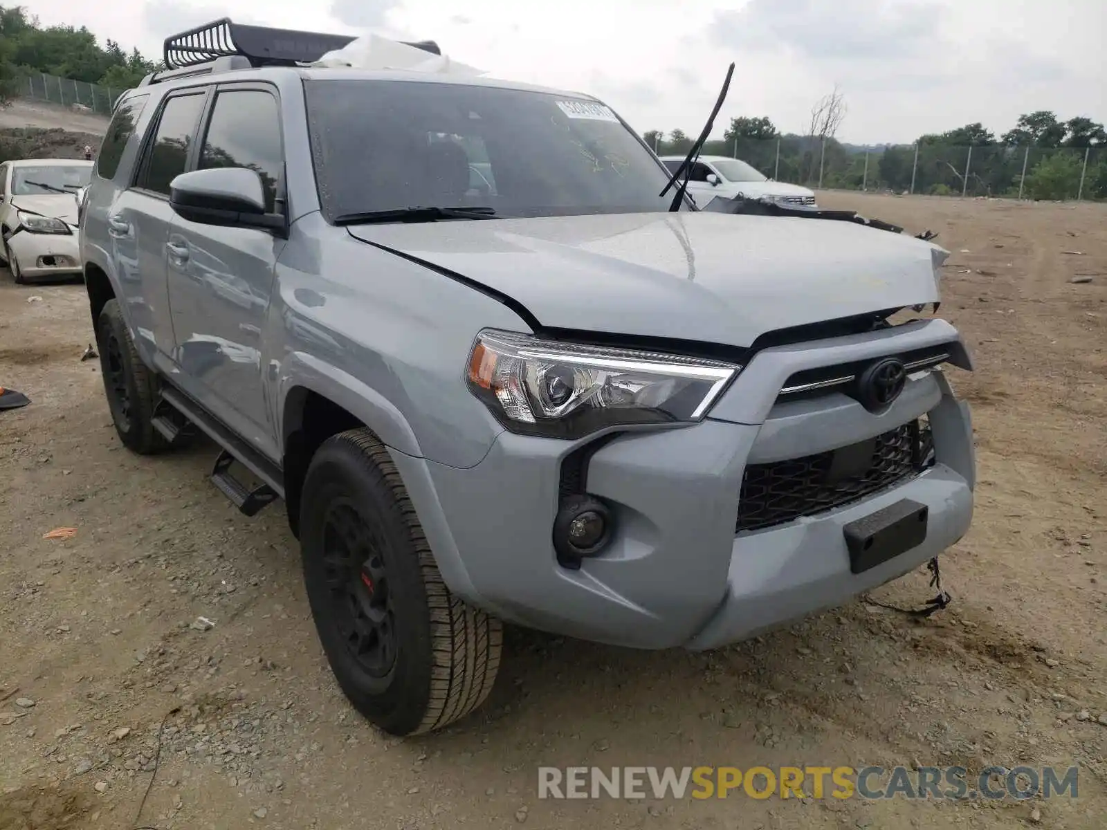 1 Photograph of a damaged car JTEBU5JR4M5934173 TOYOTA 4RUNNER 2021