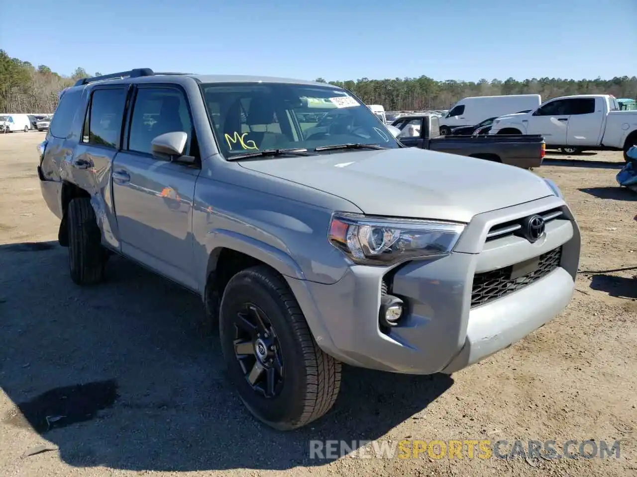 1 Photograph of a damaged car JTEBU5JR5M5868877 TOYOTA 4RUNNER 2021