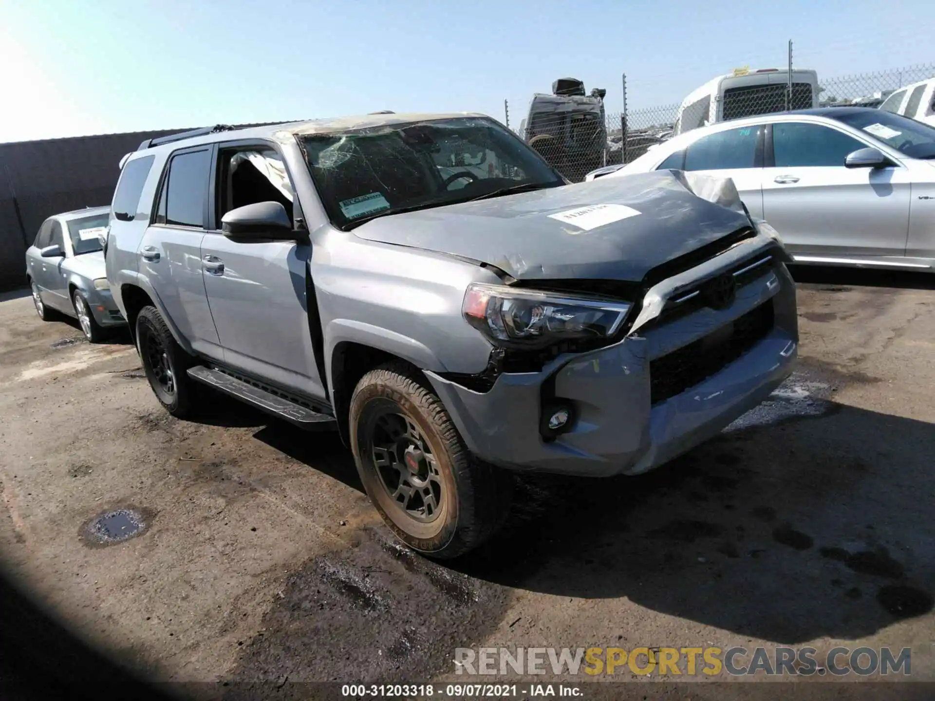 1 Фотография поврежденного автомобиля JTEBU5JR5M5887090 TOYOTA 4RUNNER 2021