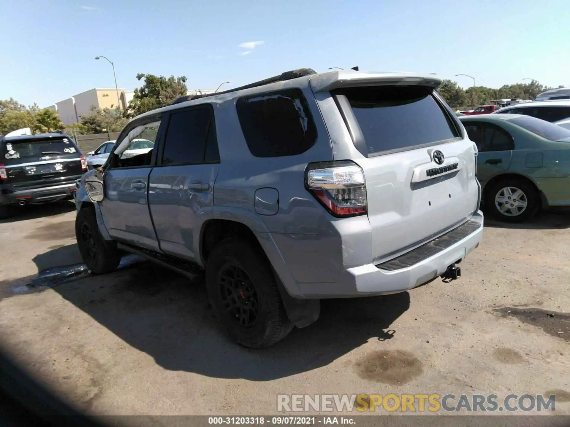 3 Фотография поврежденного автомобиля JTEBU5JR5M5887090 TOYOTA 4RUNNER 2021