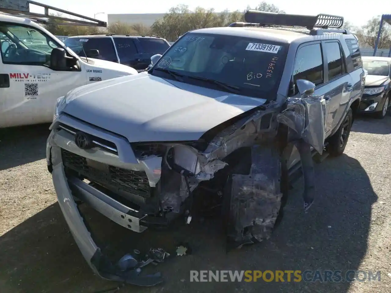 2 Photograph of a damaged car JTEBU5JR5M5902042 TOYOTA 4RUNNER 2021