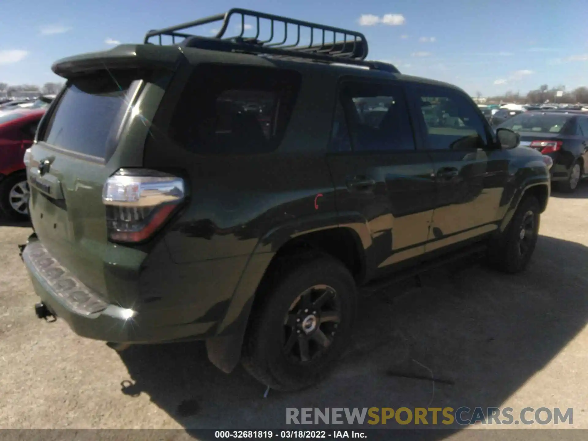 4 Фотография поврежденного автомобиля JTEBU5JR5M5927314 TOYOTA 4RUNNER 2021