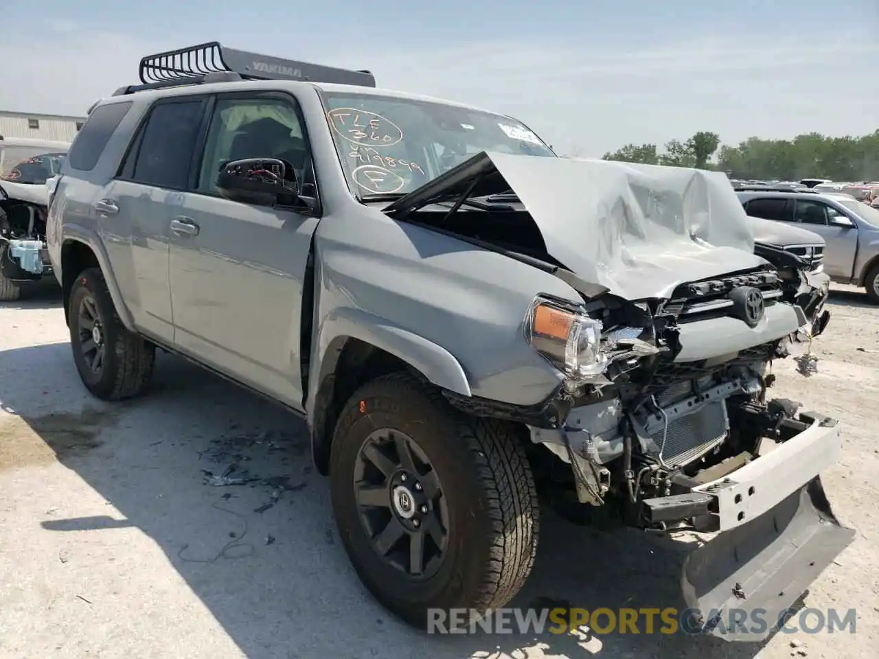 1 Photograph of a damaged car JTEBU5JR8M5919899 TOYOTA 4RUNNER 2021