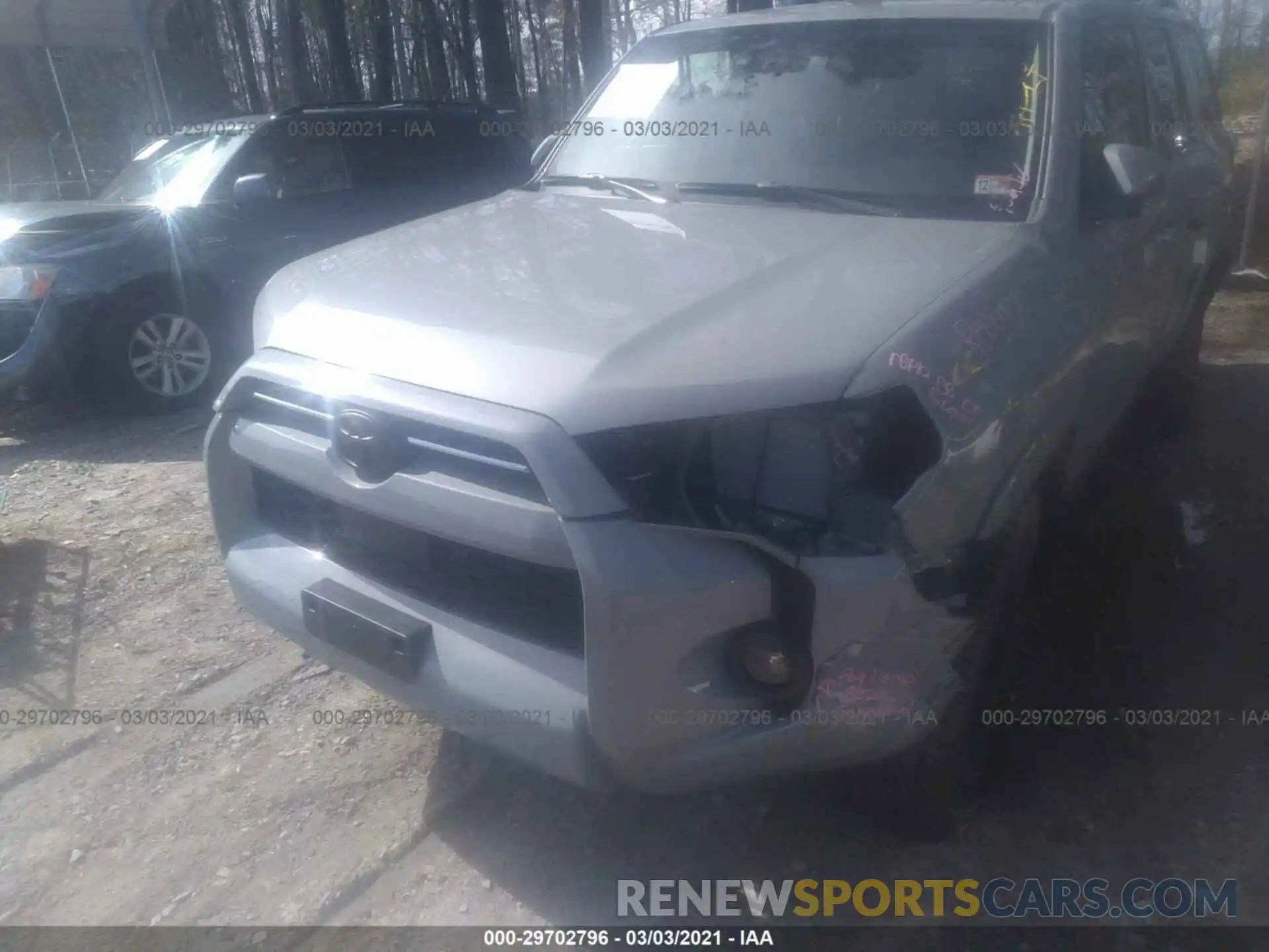 6 Photograph of a damaged car JTEBU5JRXM5860662 TOYOTA 4RUNNER 2021