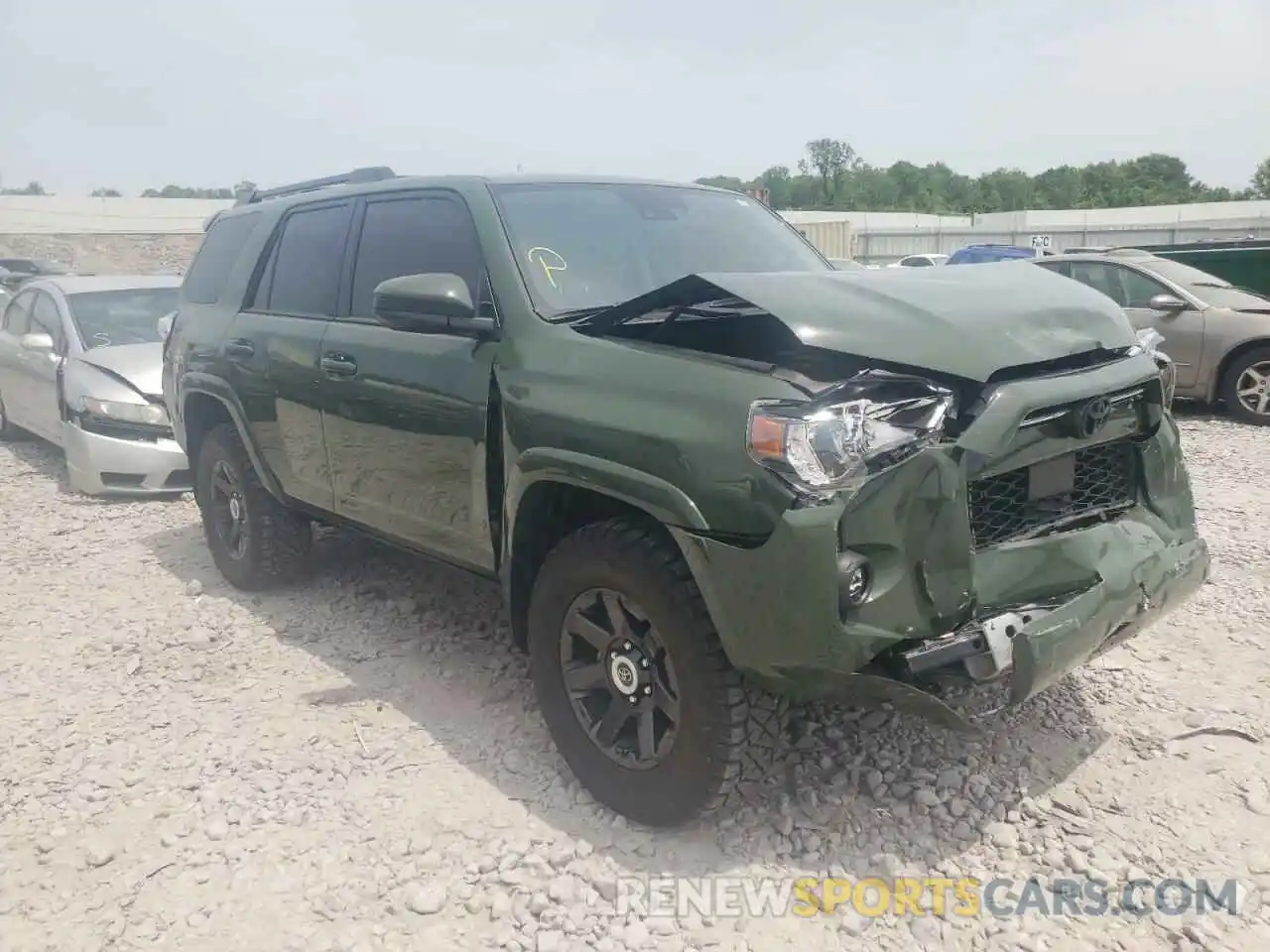 1 Фотография поврежденного автомобиля JTEBU5JRXM5930788 TOYOTA 4RUNNER 2021