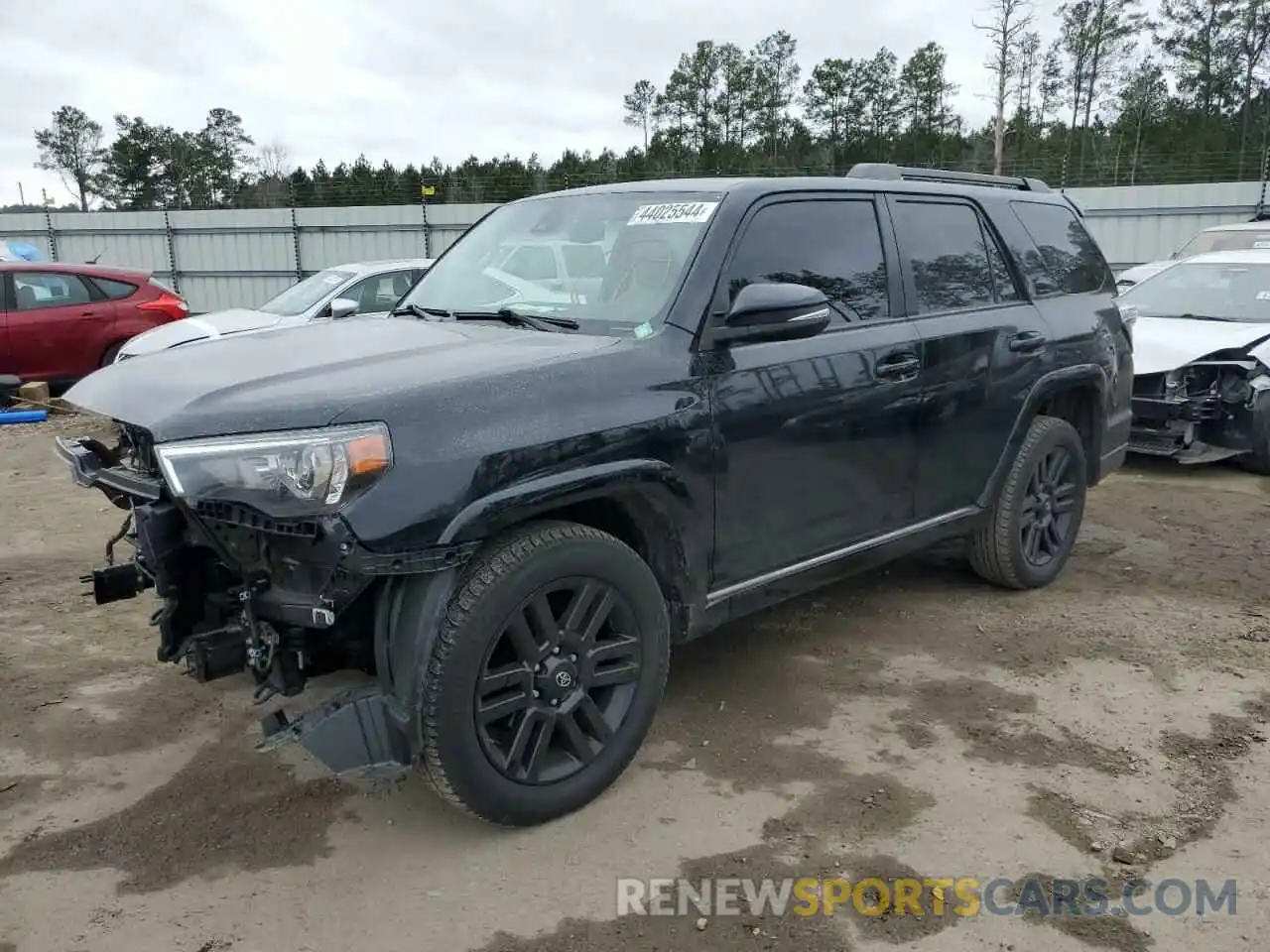 1 Photograph of a damaged car JTECU5JR0M5238978 TOYOTA 4RUNNER 2021