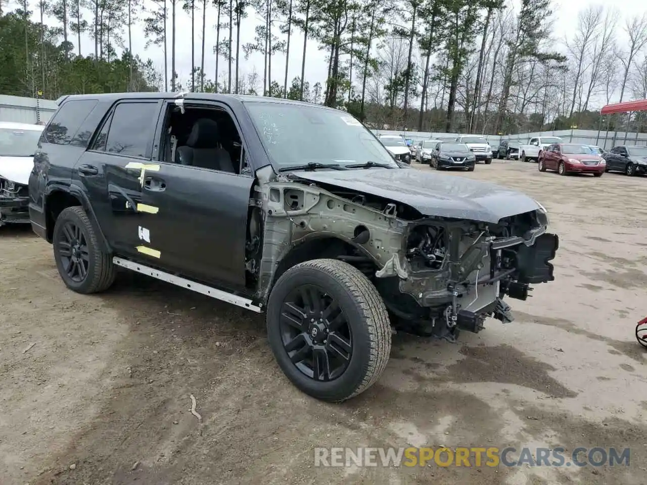 4 Photograph of a damaged car JTECU5JR0M5238978 TOYOTA 4RUNNER 2021