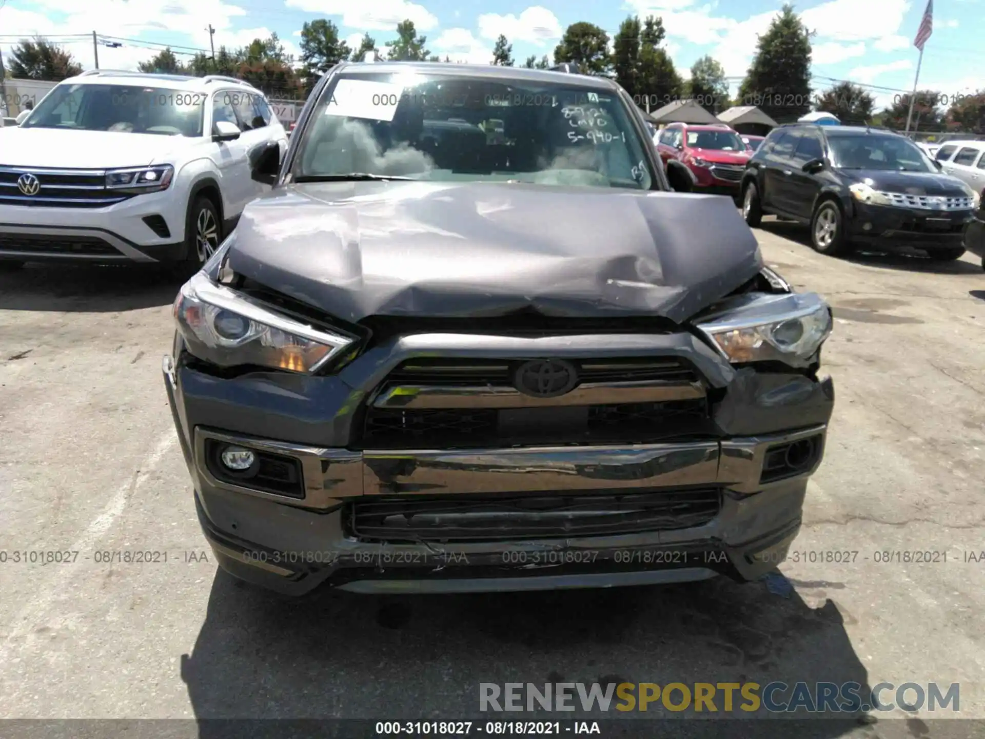 6 Photograph of a damaged car JTECU5JR9M5239823 TOYOTA 4RUNNER 2021