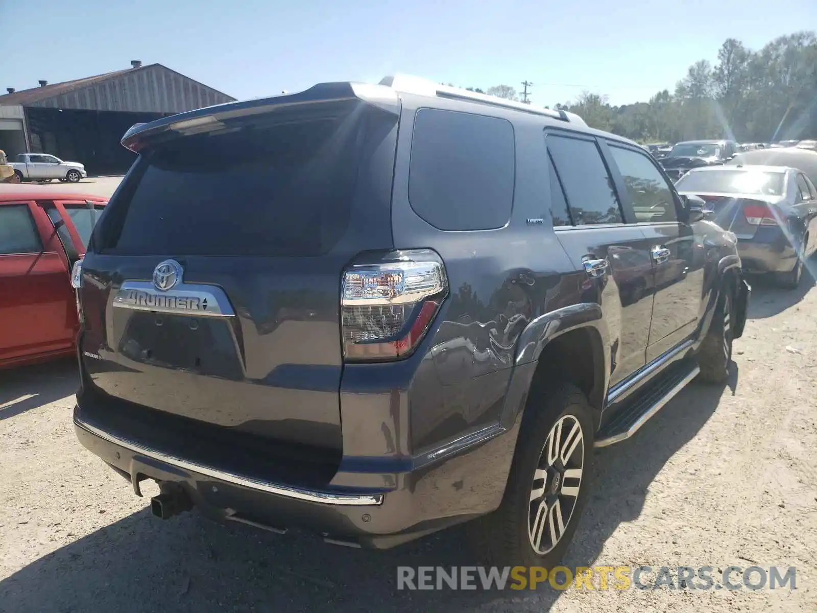 4 Photograph of a damaged car JTEDU5JR1M5228240 TOYOTA 4RUNNER 2021