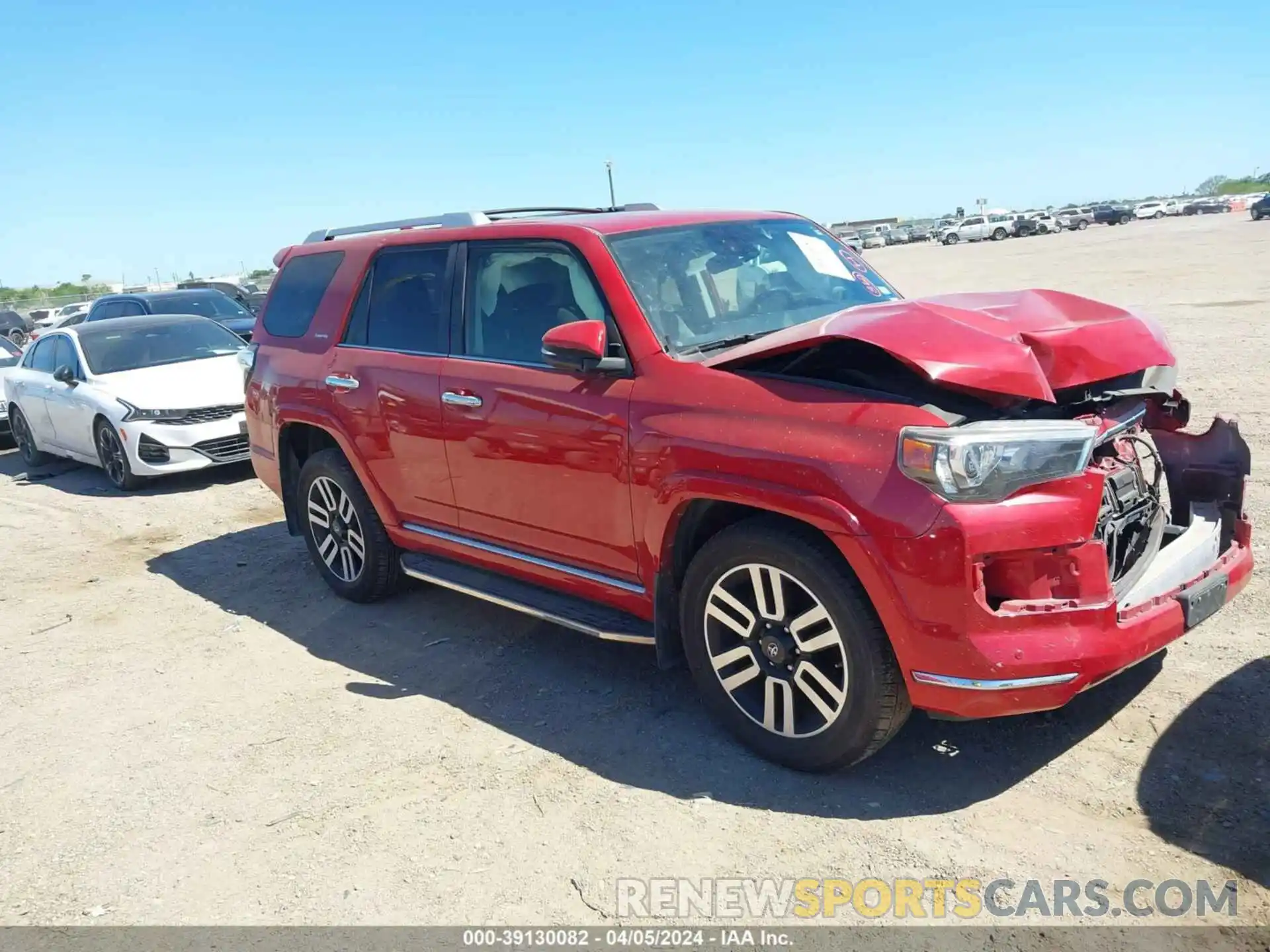 1 Photograph of a damaged car JTEDU5JR2M5231115 TOYOTA 4RUNNER 2021