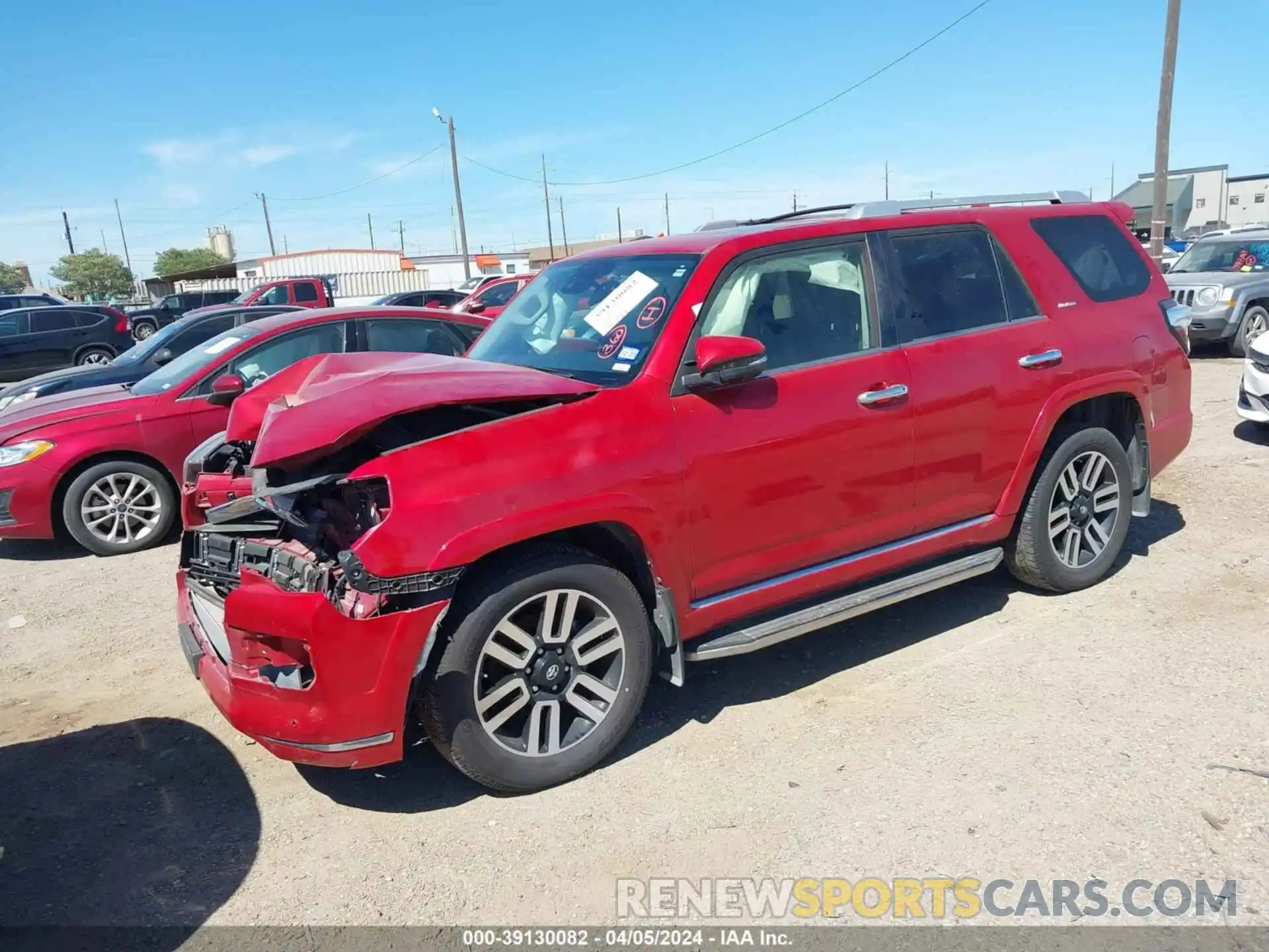 2 Photograph of a damaged car JTEDU5JR2M5231115 TOYOTA 4RUNNER 2021