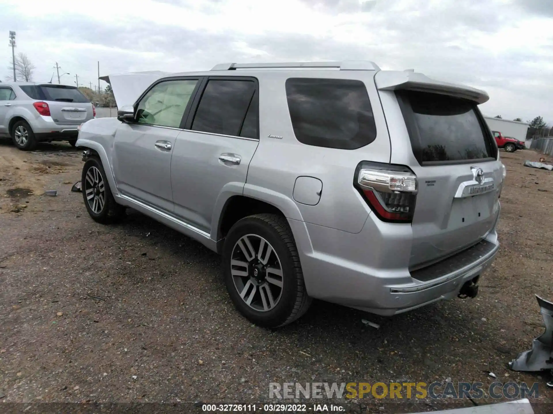 3 Photograph of a damaged car JTEDU5JR3M5244262 TOYOTA 4RUNNER 2021