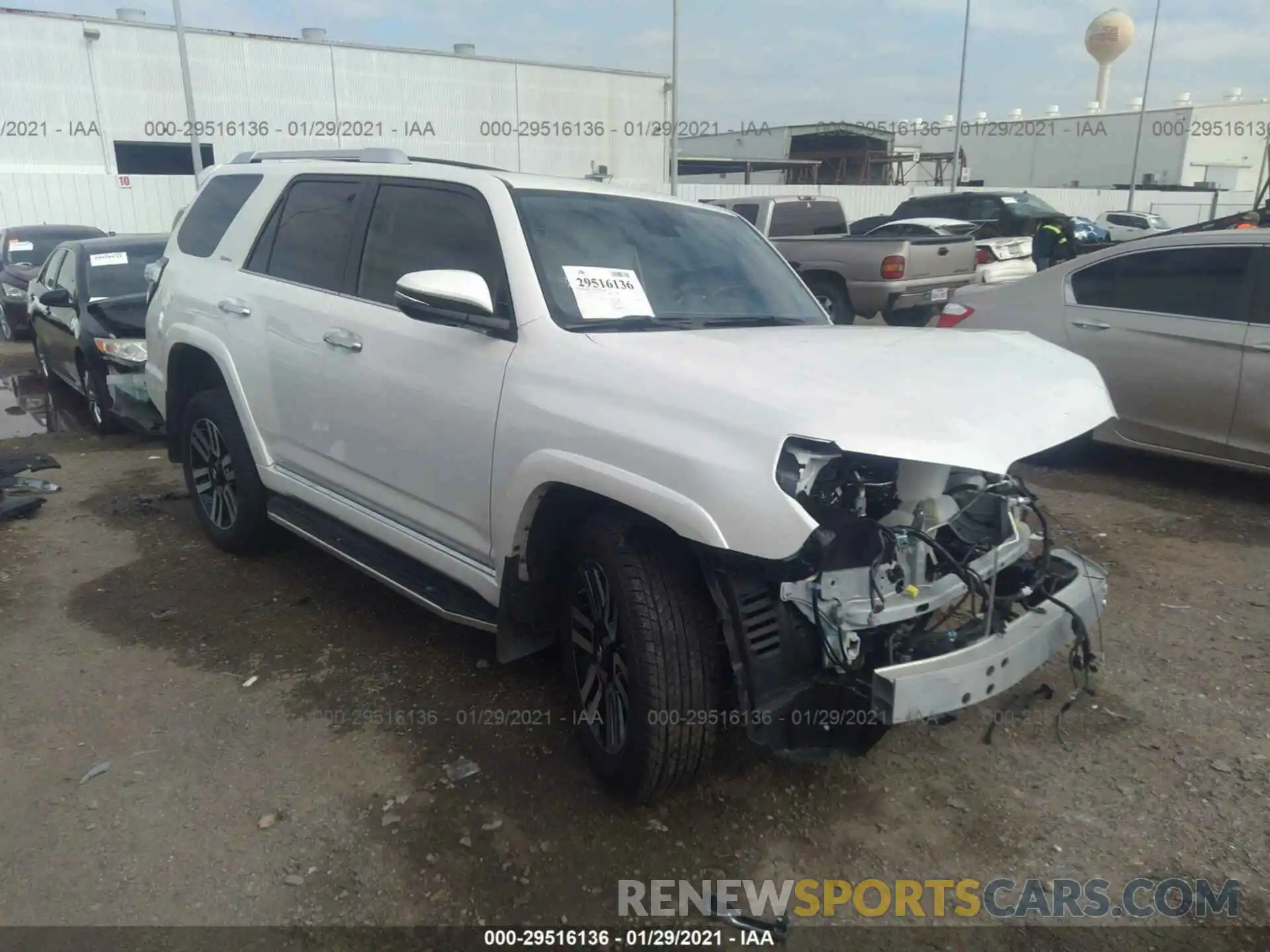 1 Photograph of a damaged car JTEDU5JR5M5232839 TOYOTA 4RUNNER 2021