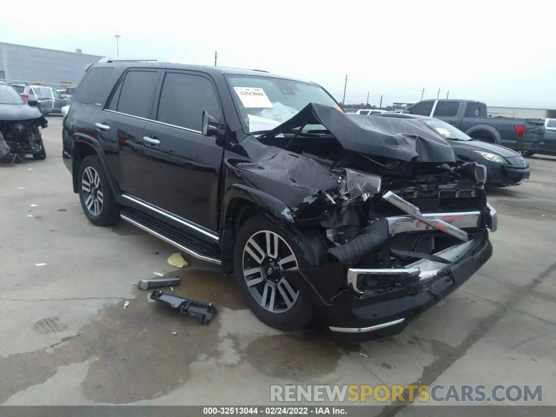 1 Photograph of a damaged car JTEDU5JR7M5228727 TOYOTA 4RUNNER 2021