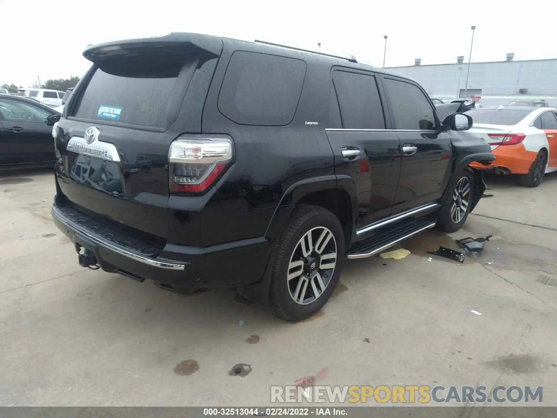 4 Фотография поврежденного автомобиля JTEDU5JR7M5228727 TOYOTA 4RUNNER 2021