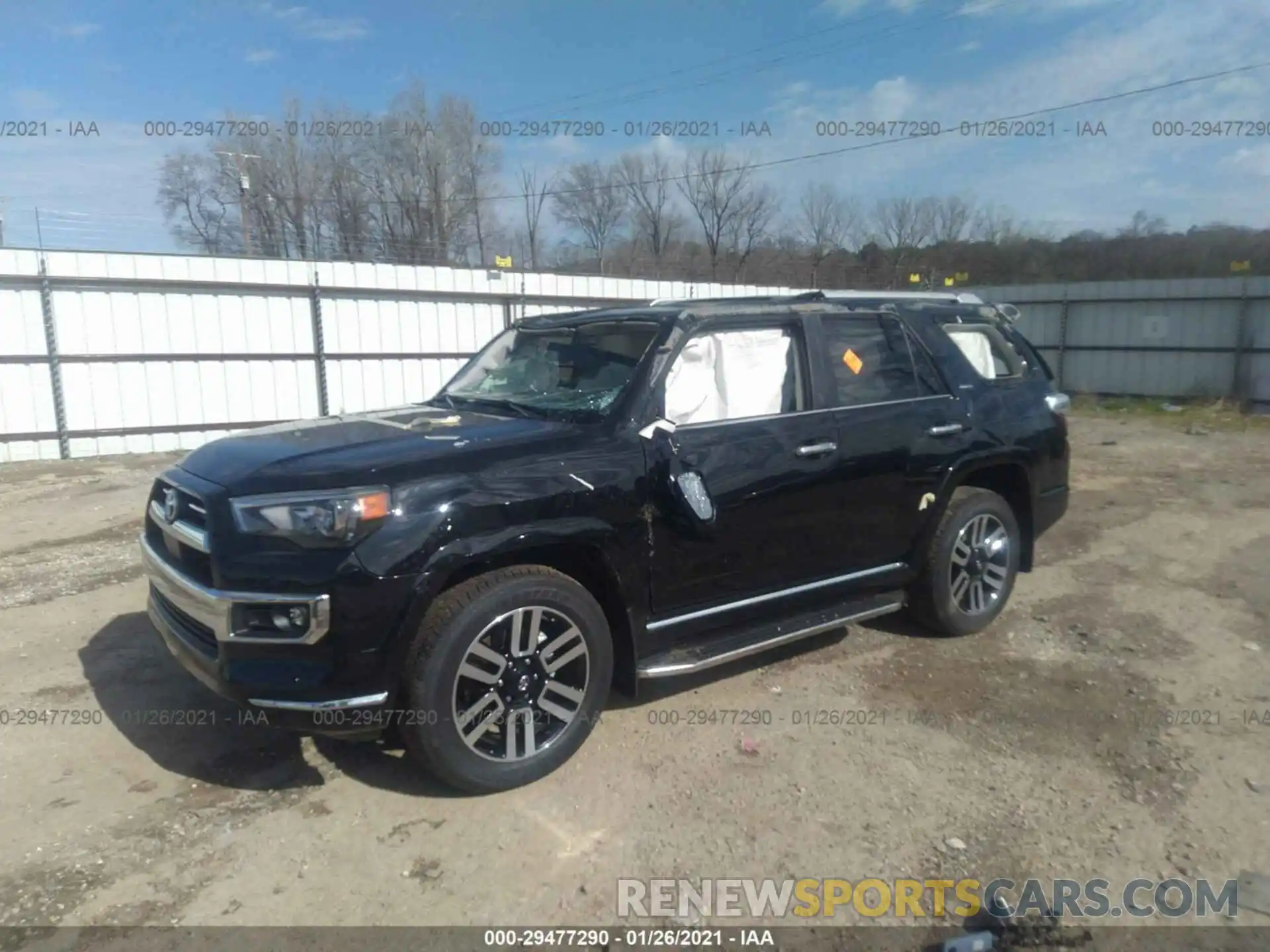 2 Photograph of a damaged car JTEDU5JR7M5231370 TOYOTA 4RUNNER 2021