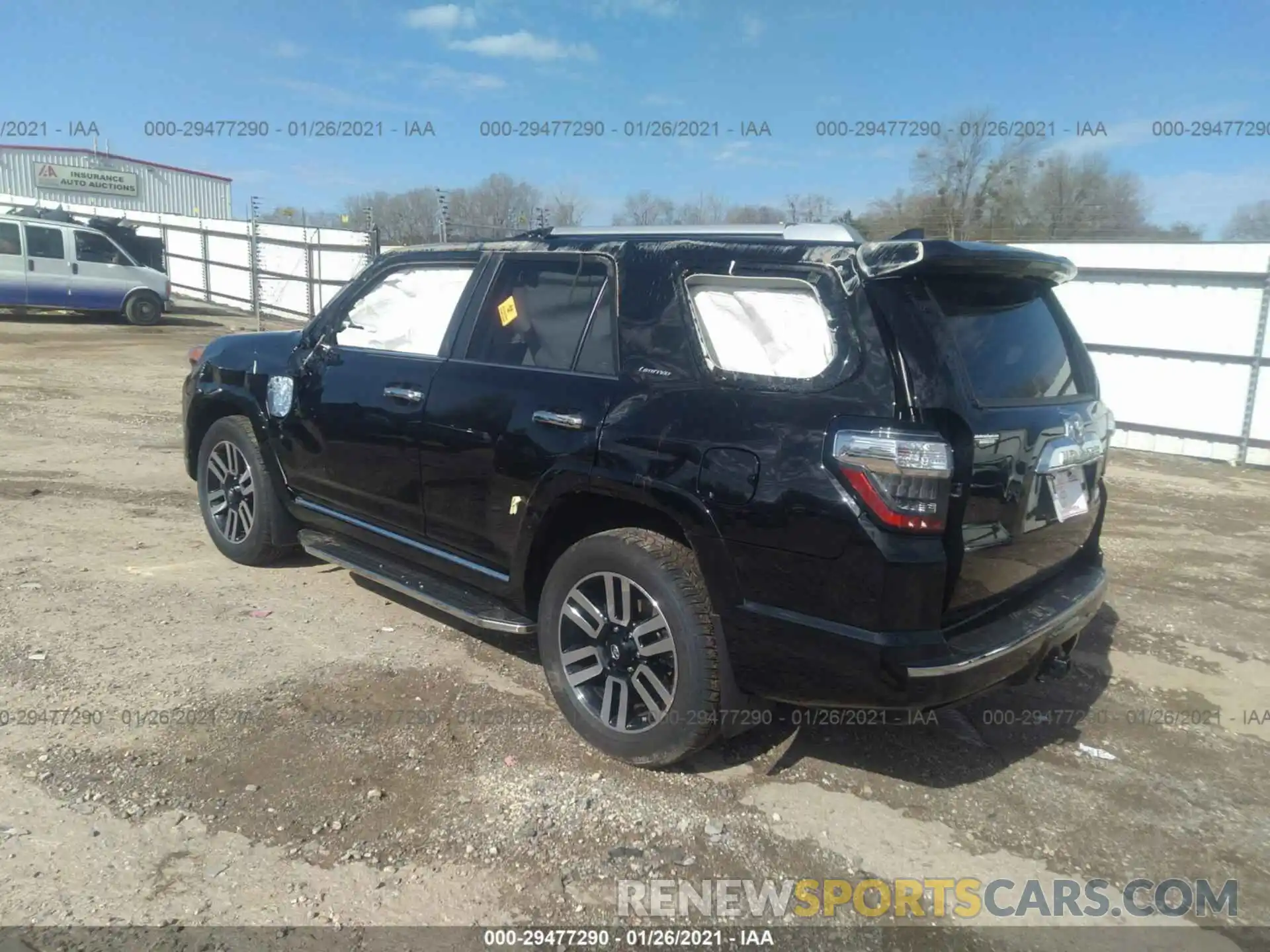 3 Photograph of a damaged car JTEDU5JR7M5231370 TOYOTA 4RUNNER 2021