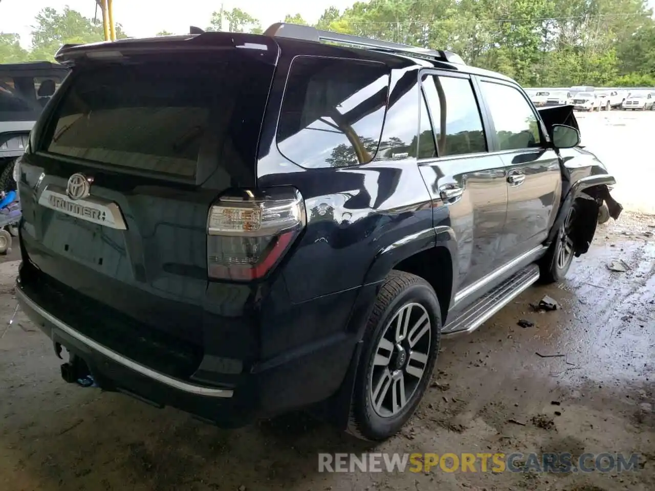 4 Photograph of a damaged car JTEDU5JR8M5241647 TOYOTA 4RUNNER 2021