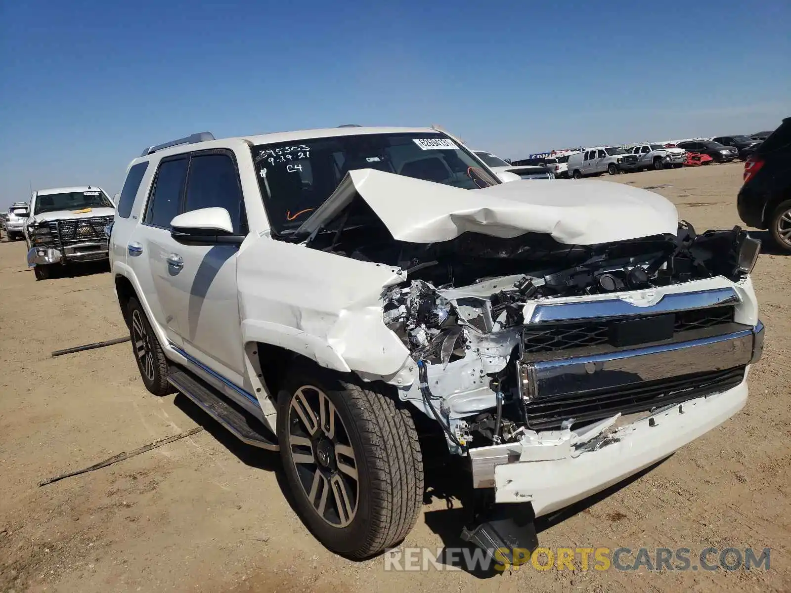 1 Photograph of a damaged car JTEDU5JRXM5246994 TOYOTA 4RUNNER 2021