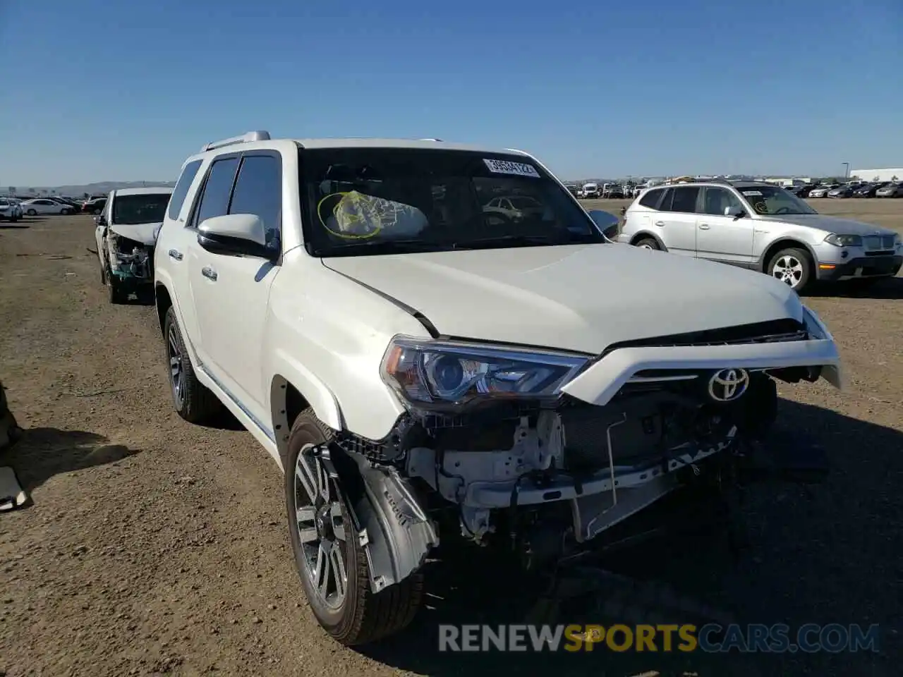 1 Photograph of a damaged car JTEDU5JRXM5247790 TOYOTA 4RUNNER 2021