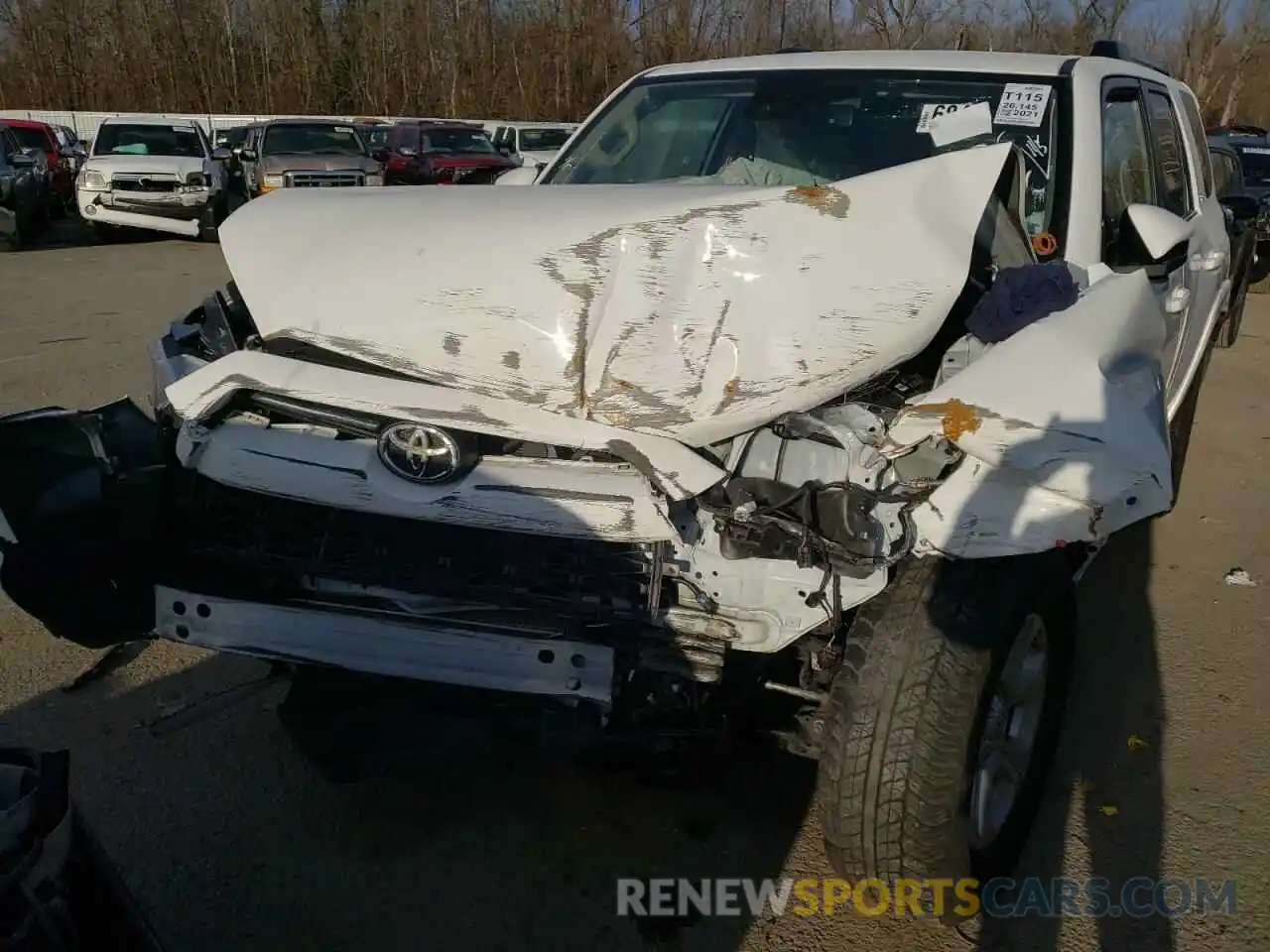 9 Photograph of a damaged car JTEEU5JR0M5230341 TOYOTA 4RUNNER 2021