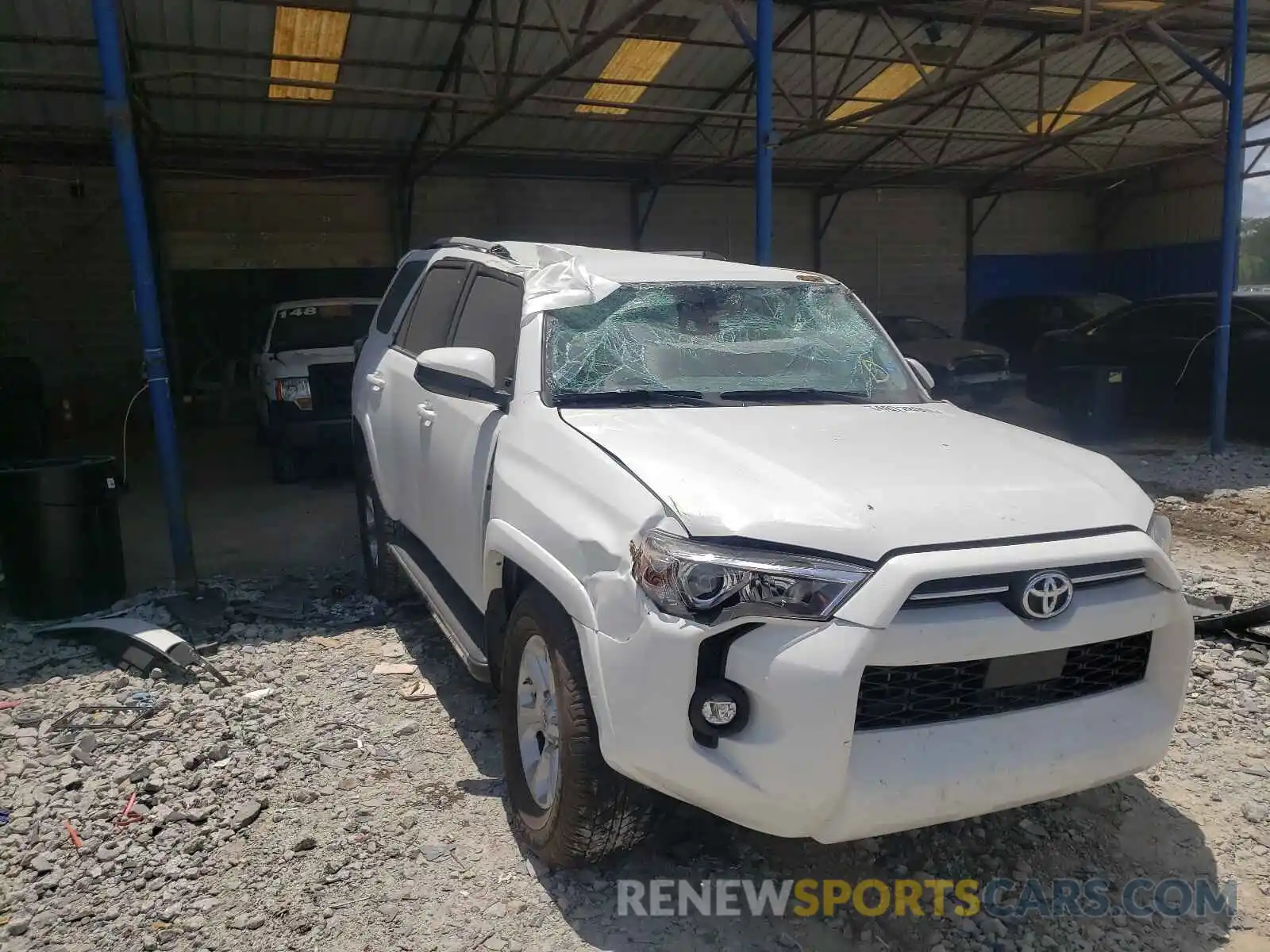 9 Photograph of a damaged car JTEEU5JR0M5240819 TOYOTA 4RUNNER 2021