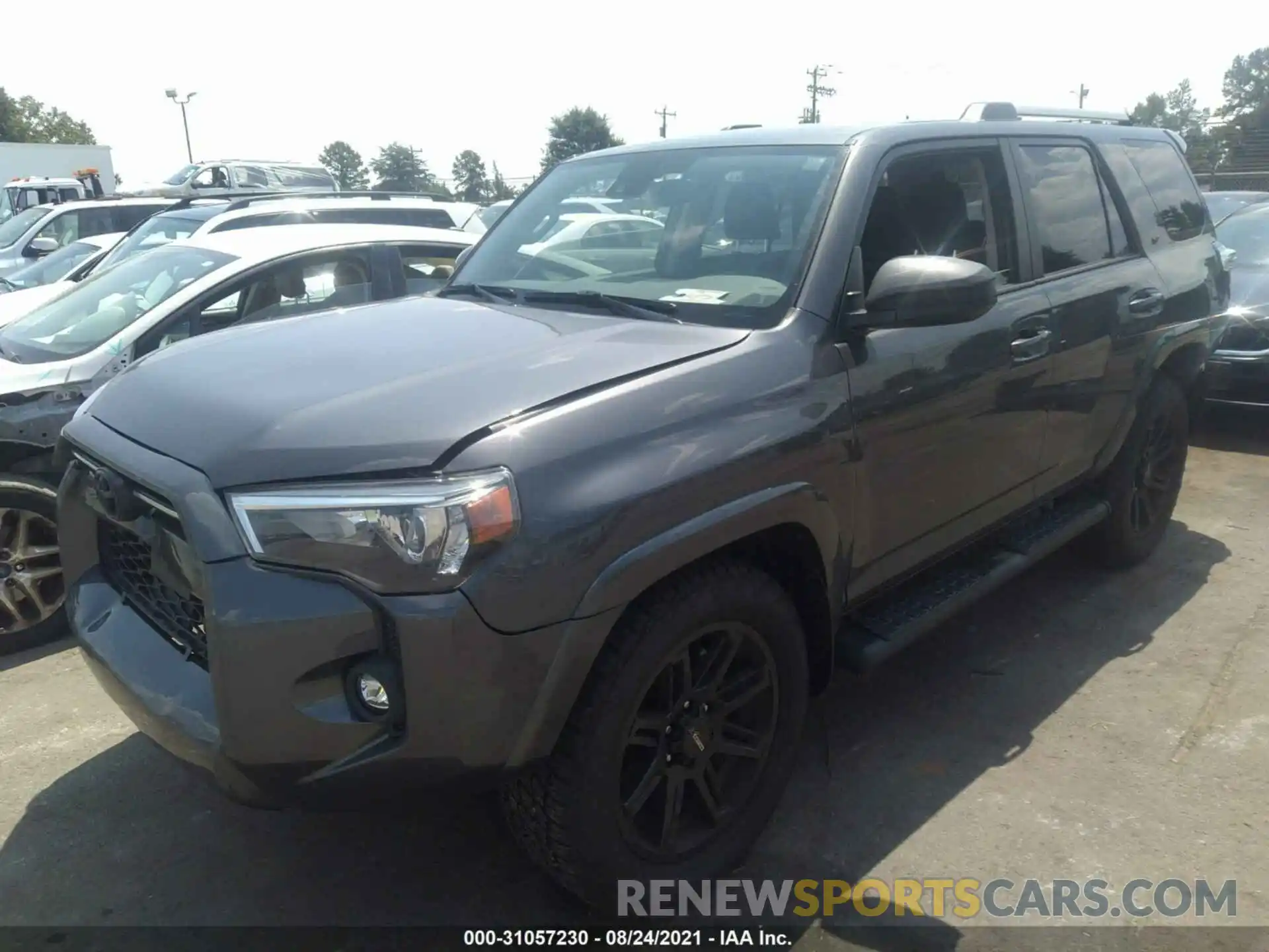 2 Photograph of a damaged car JTEEU5JR0M5241131 TOYOTA 4RUNNER 2021