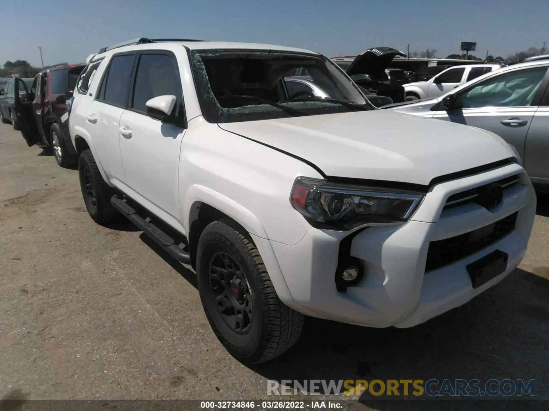 1 Фотография поврежденного автомобиля JTEEU5JR0M5245258 TOYOTA 4RUNNER 2021