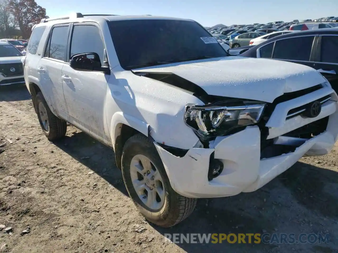 1 Photograph of a damaged car JTEEU5JR0M5245289 TOYOTA 4RUNNER 2021