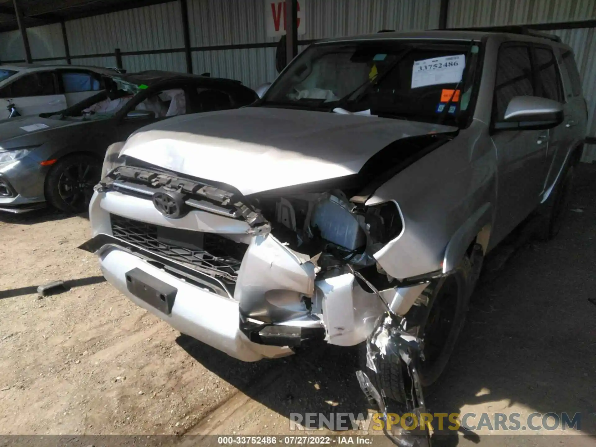 6 Photograph of a damaged car JTEEU5JR0M5249150 TOYOTA 4RUNNER 2021