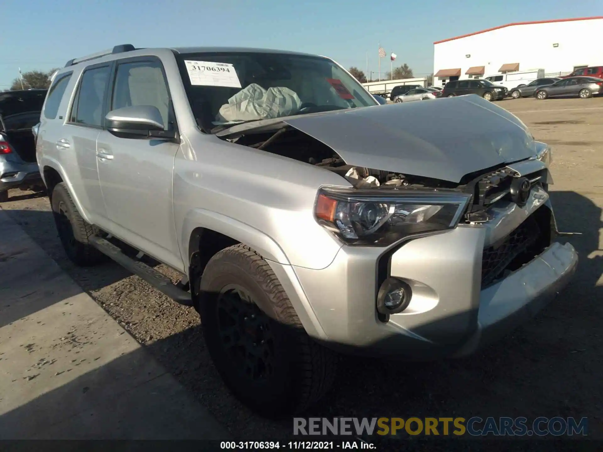 1 Фотография поврежденного автомобиля JTEEU5JR1M5235628 TOYOTA 4RUNNER 2021