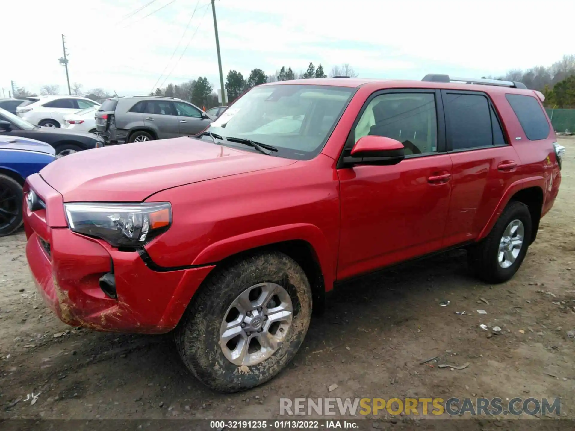 2 Фотография поврежденного автомобиля JTEEU5JR1M5236911 TOYOTA 4RUNNER 2021