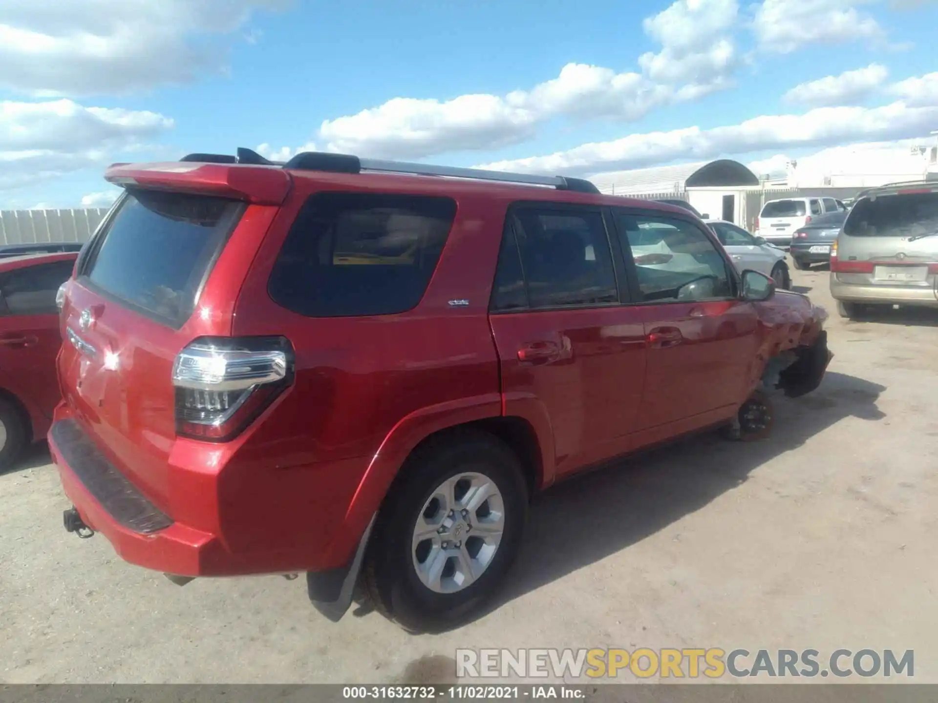 4 Photograph of a damaged car JTEEU5JR1M5244264 TOYOTA 4RUNNER 2021