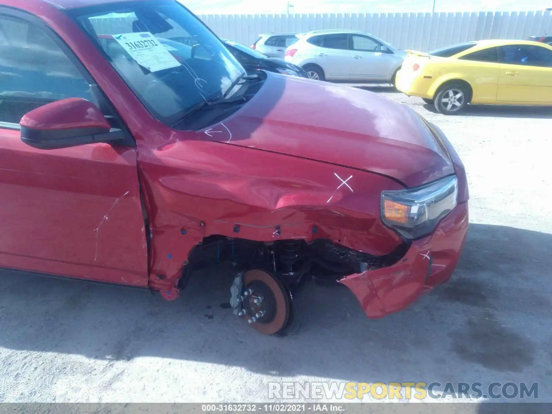 6 Photograph of a damaged car JTEEU5JR1M5244264 TOYOTA 4RUNNER 2021