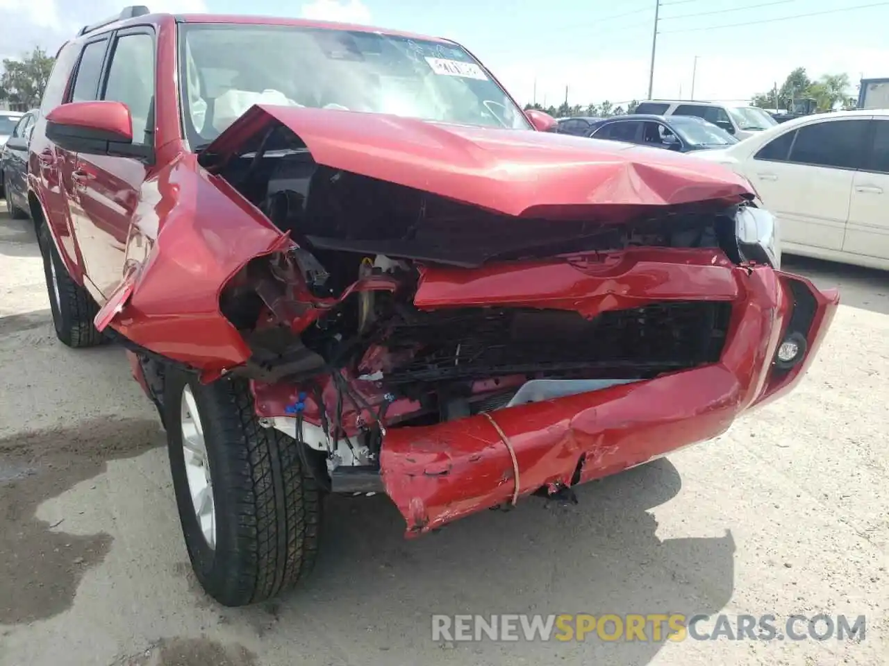 9 Photograph of a damaged car JTEEU5JR2M5238196 TOYOTA 4RUNNER 2021