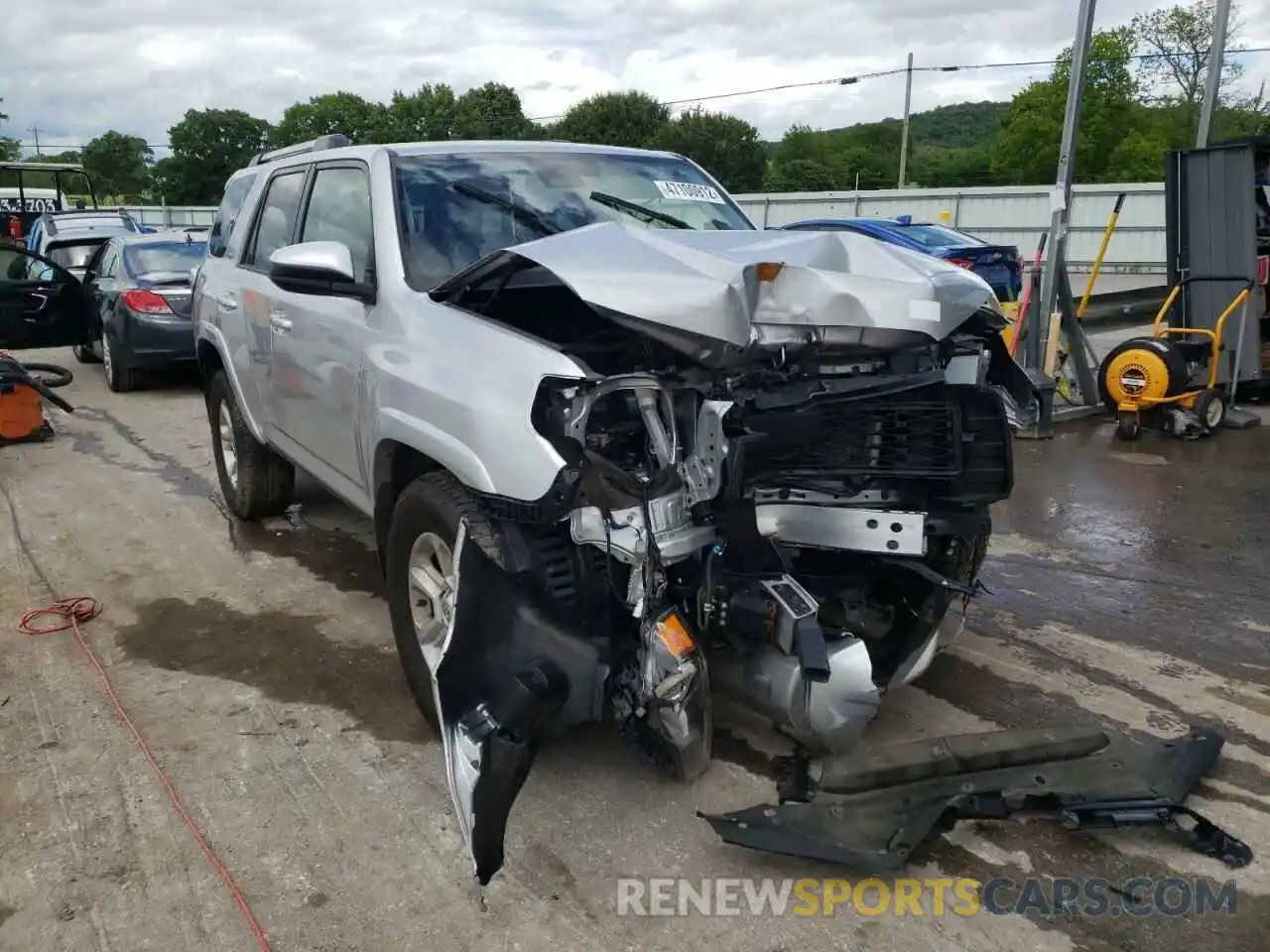 1 Photograph of a damaged car JTEEU5JR2M5239848 TOYOTA 4RUNNER 2021