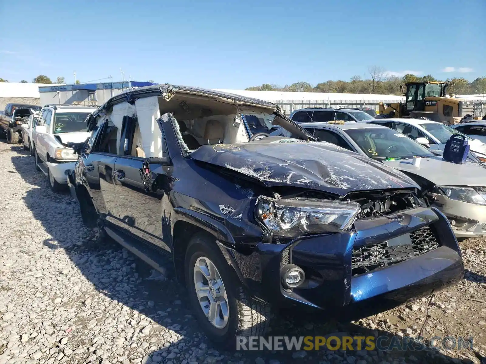 1 Photograph of a damaged car JTEEU5JR3M5250700 TOYOTA 4RUNNER 2021